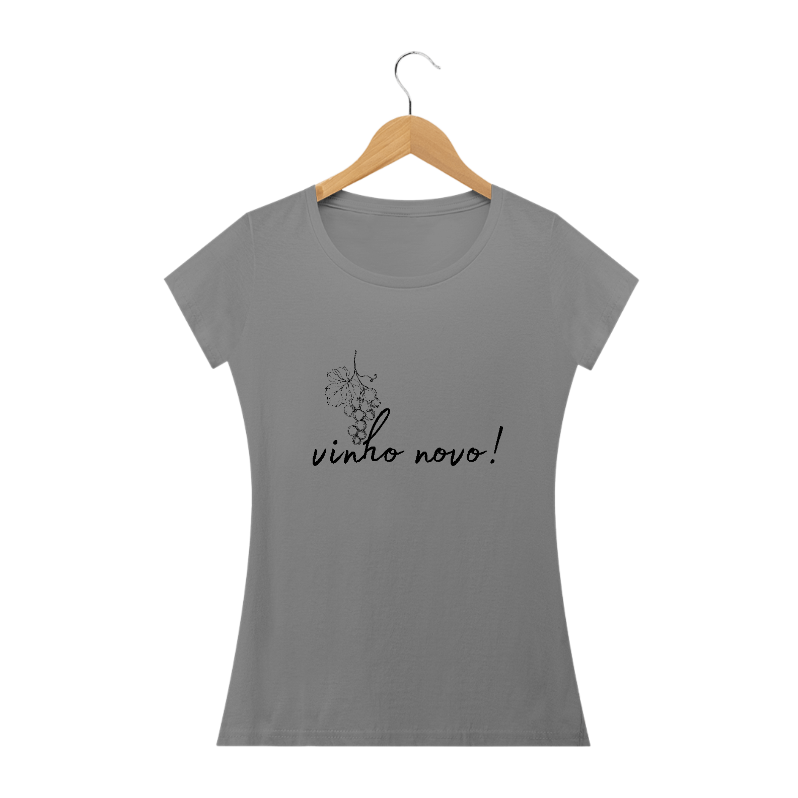 Camiseta Feminina Vinho Novo