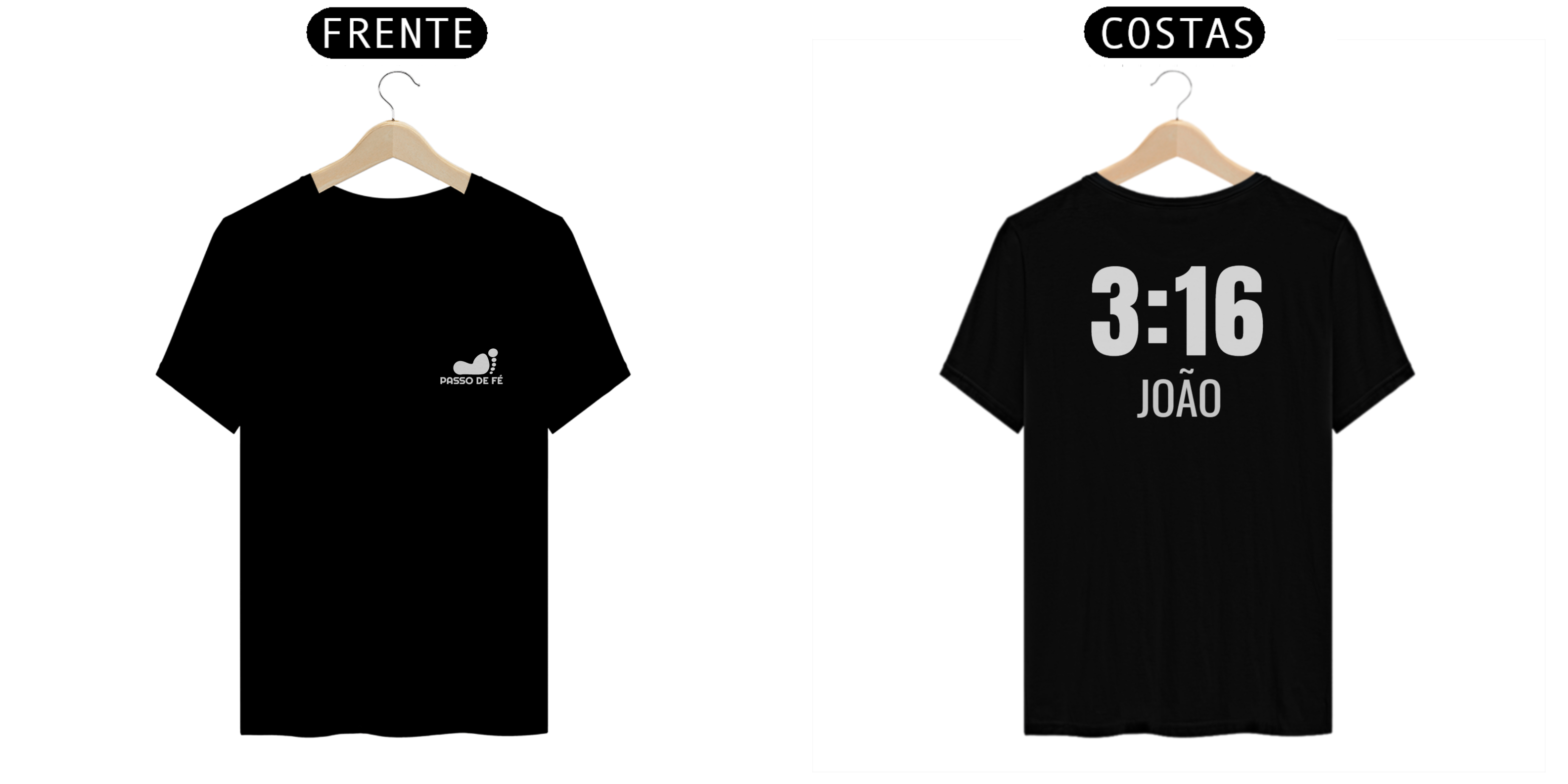 Camiseta Masculina João 3:16