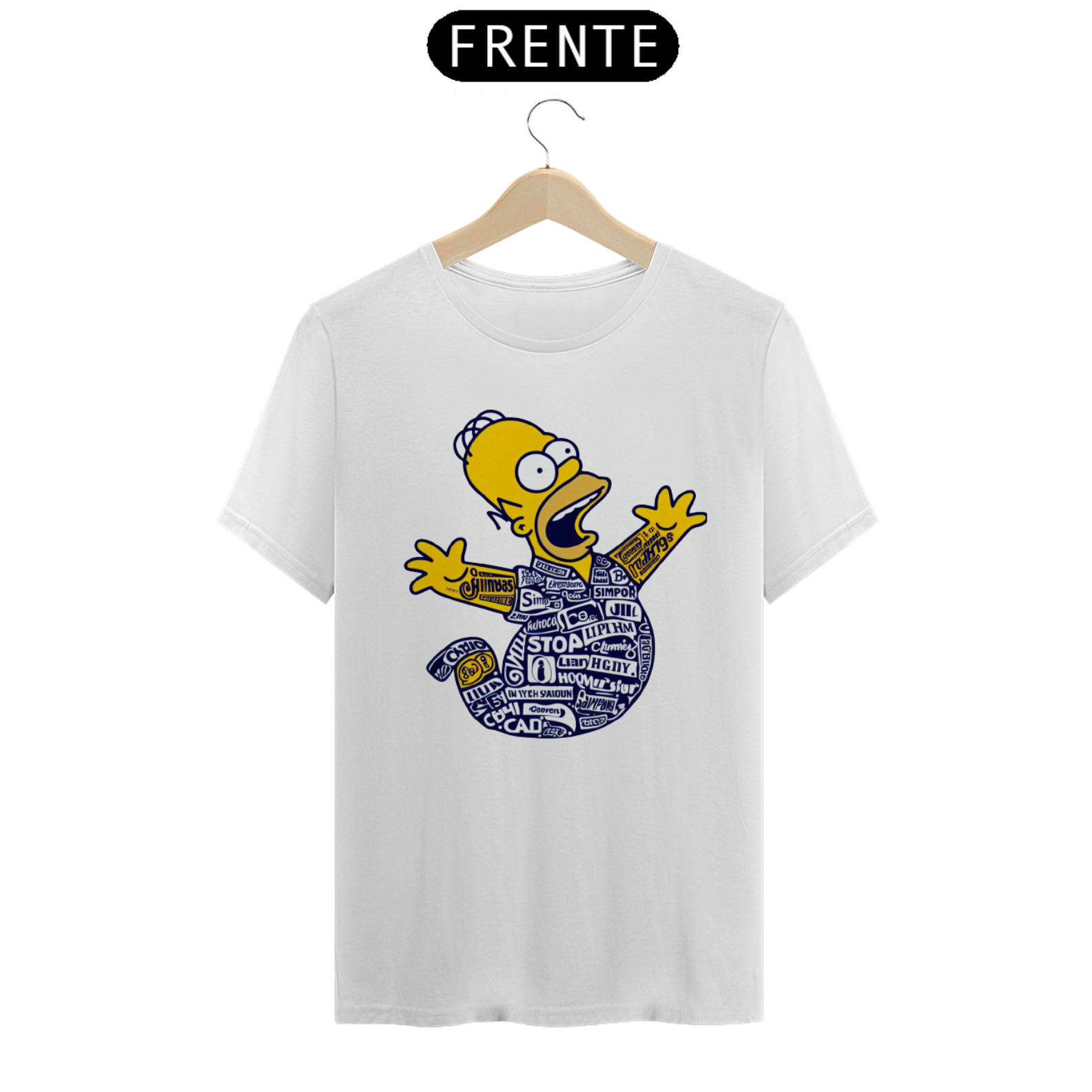 Camiseta masculina Simpsons 