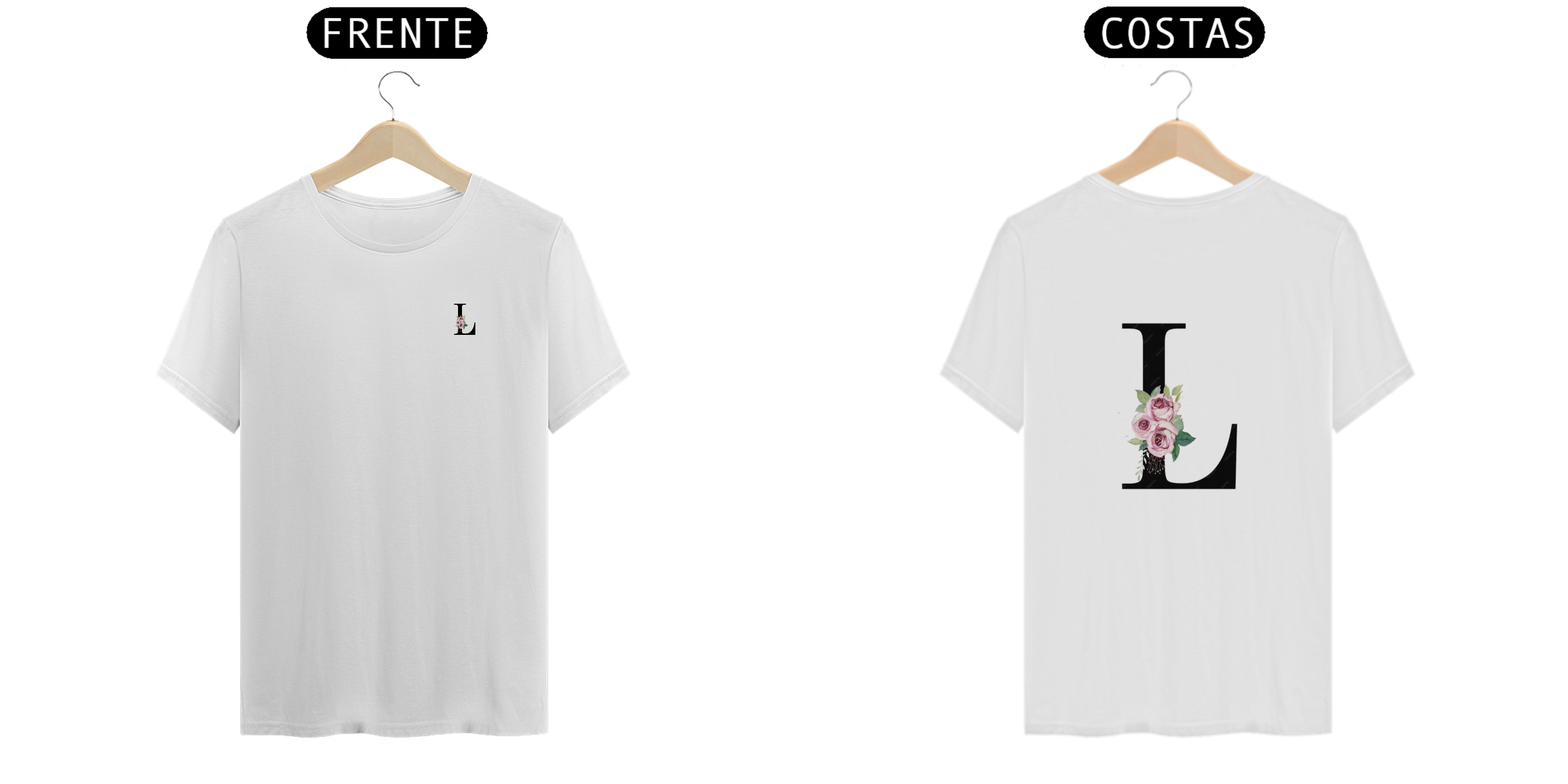 Nome do produto  Camisa T-Shirt Classic LETRA L/FLORAL