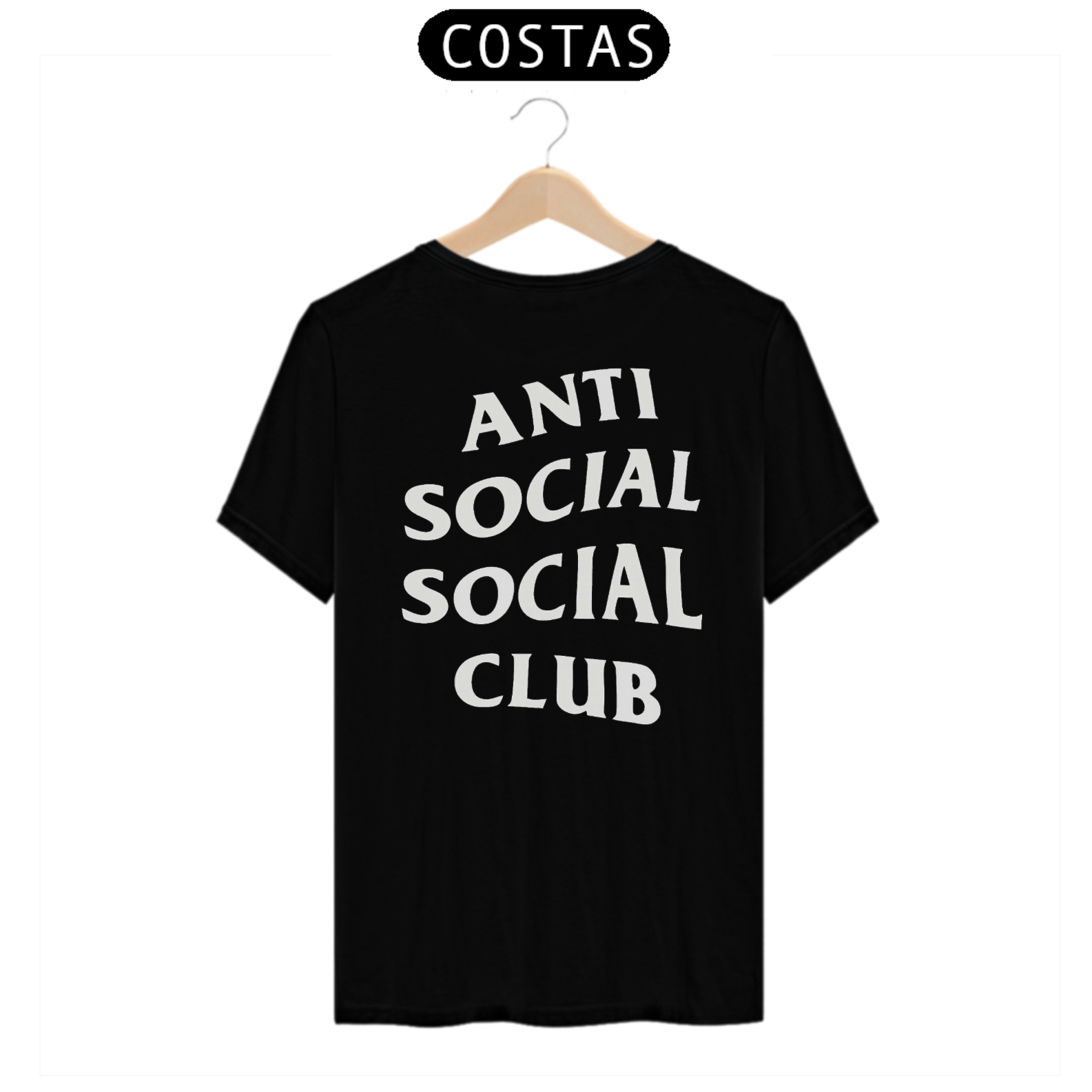 Nome do produto  Camisa T-Shirt ANTI SOCIAL SOCIAL CKUB