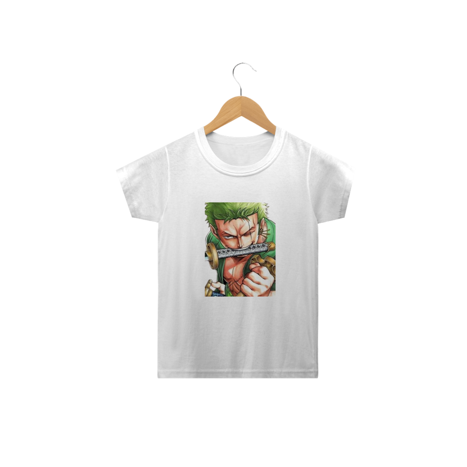 Nome do produto  Camisetas Infantil Com Manga ONE PIECE ZORO