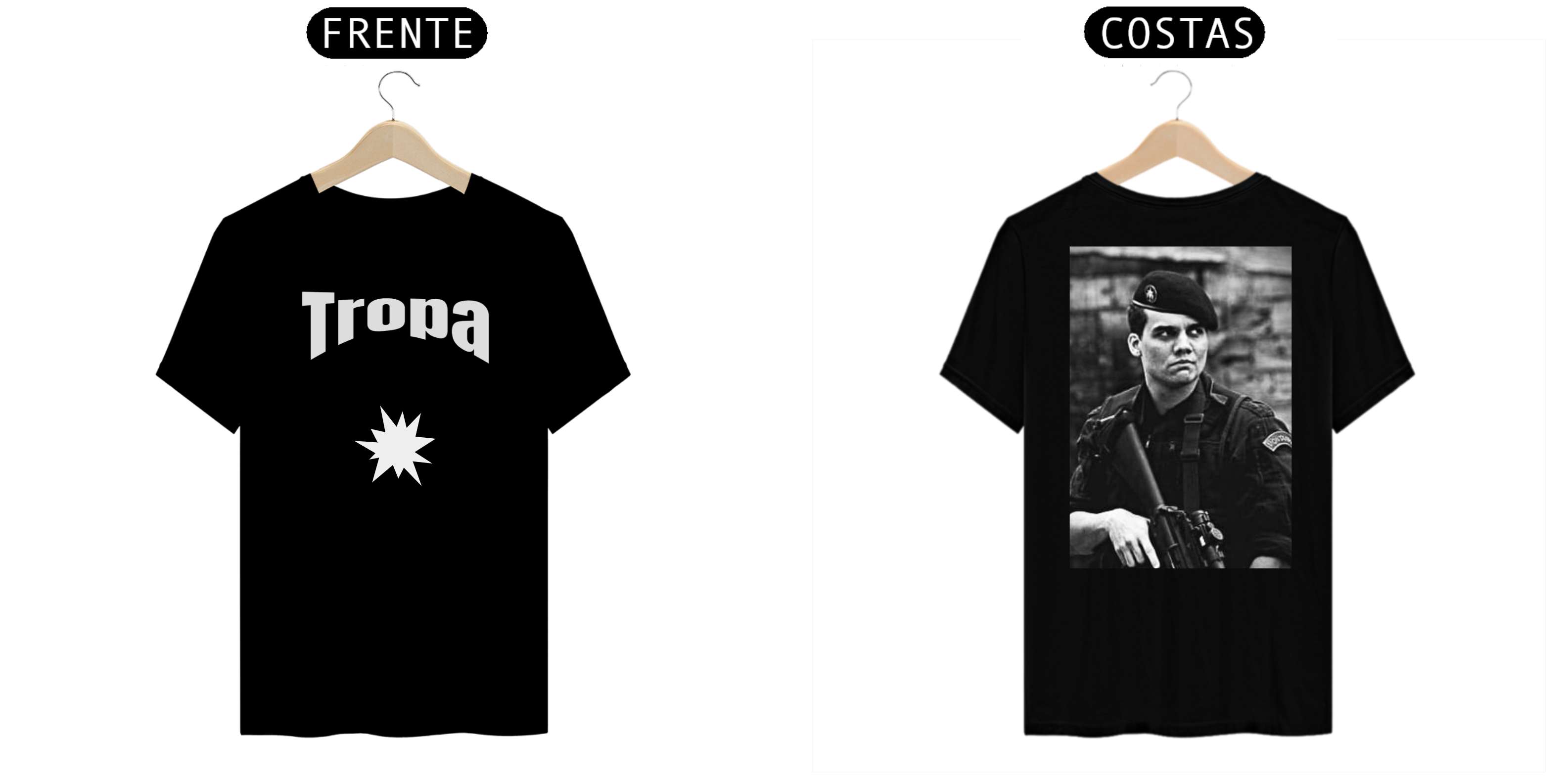 Camisa Tropa de Elite - Capitão Nascimento