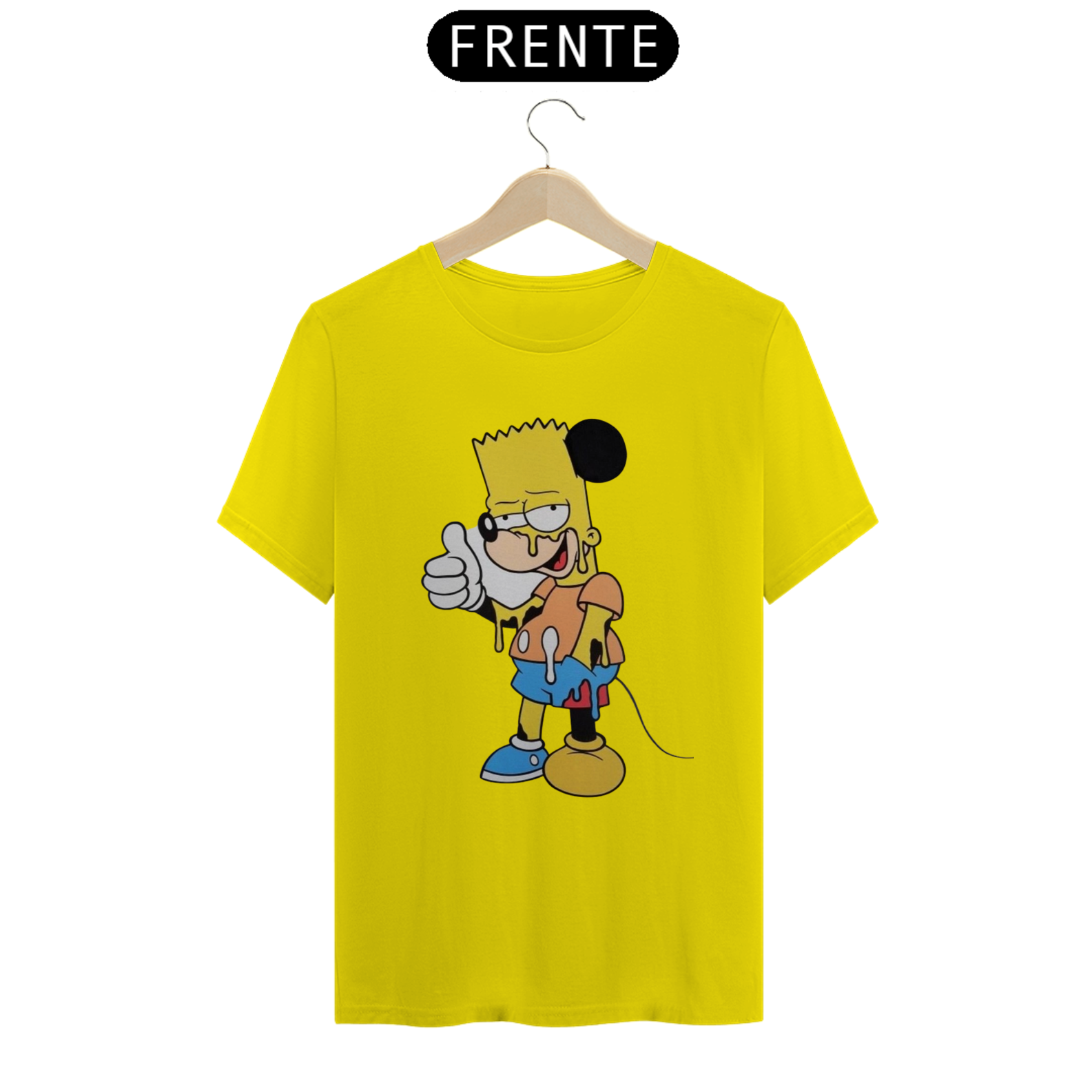 Camiseta Classica Os Simpsons - Bart Mouse