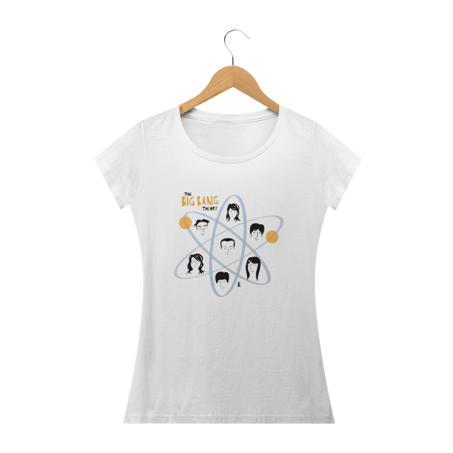 Camiseta Feminina - The Big Bang Theory (Elenco 2)