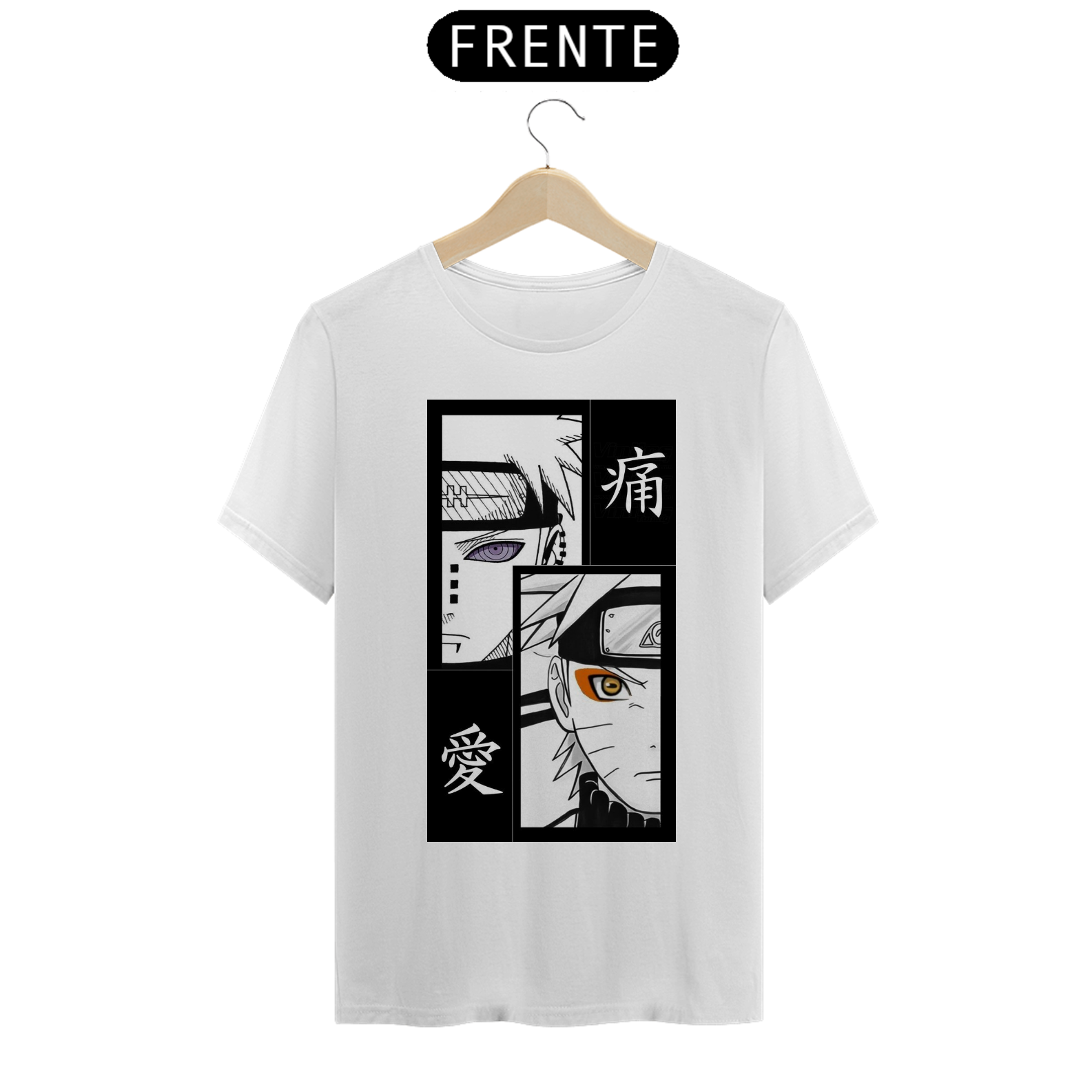 Camiseta Classica Naruto - Naruto vs Pain