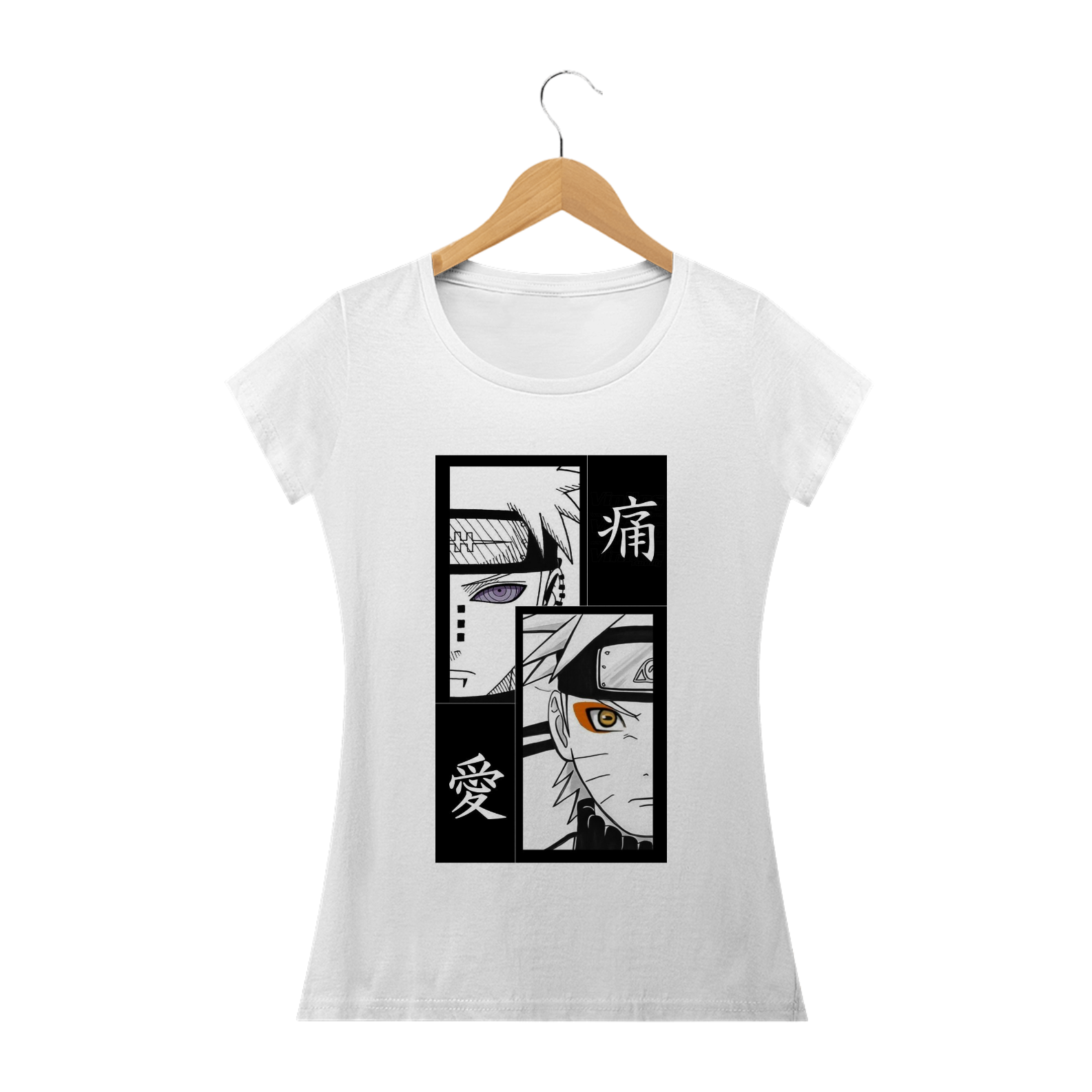 Camiseta Feminina Naruto - Naruto vs Pain