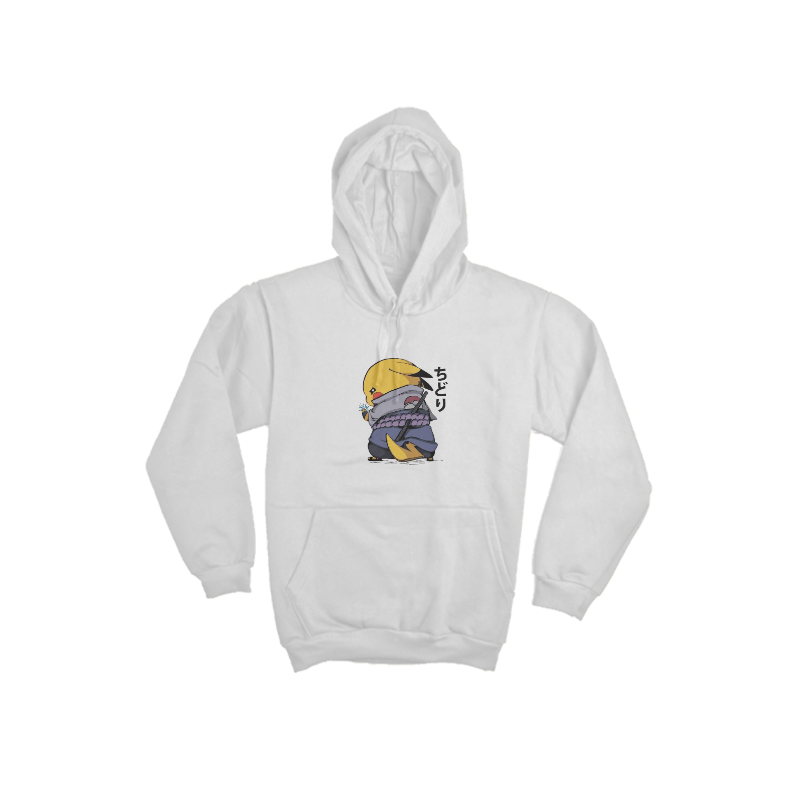 Moletom Canguru Naruto - Sasuke / Pikachu