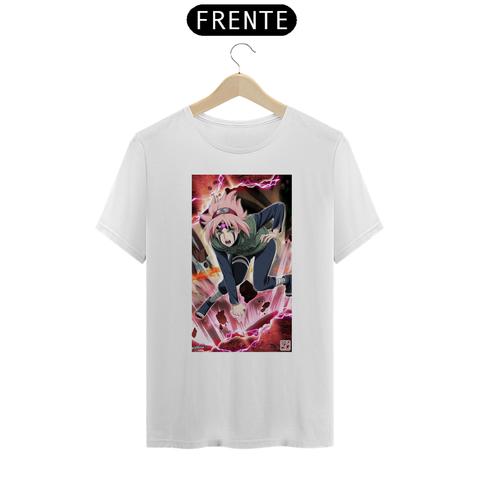 Camiseta Classica Naruto - Sakura