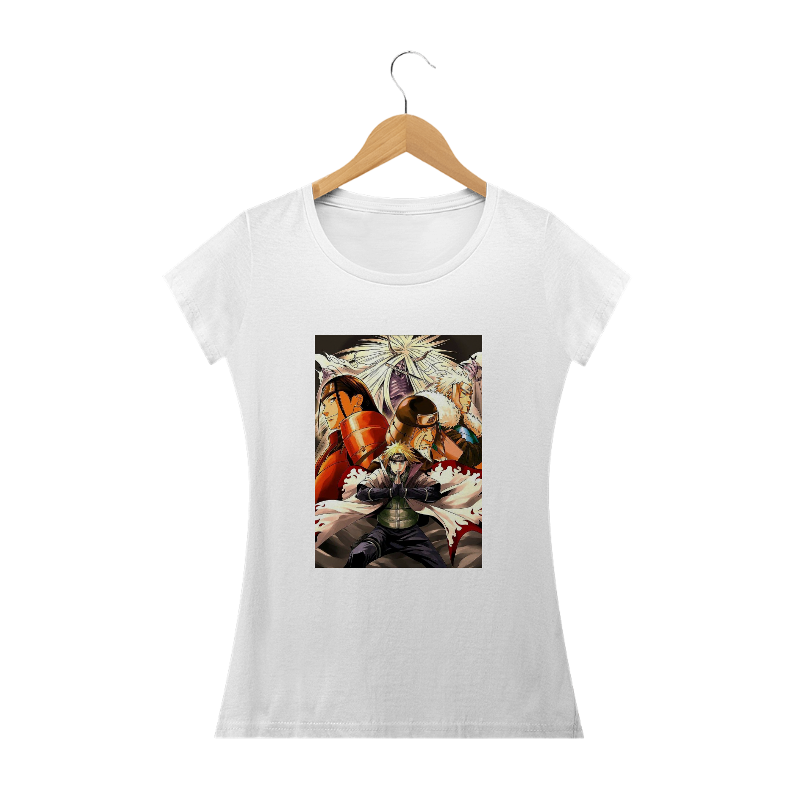 Camiseta Feminina Naruto - Hokages
