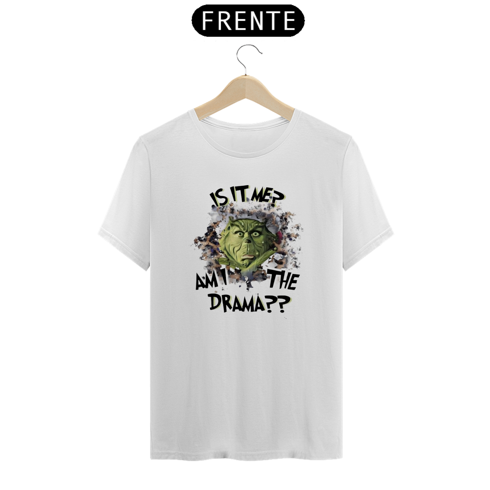 Camiseta Classica Natal - Drama do Grinch