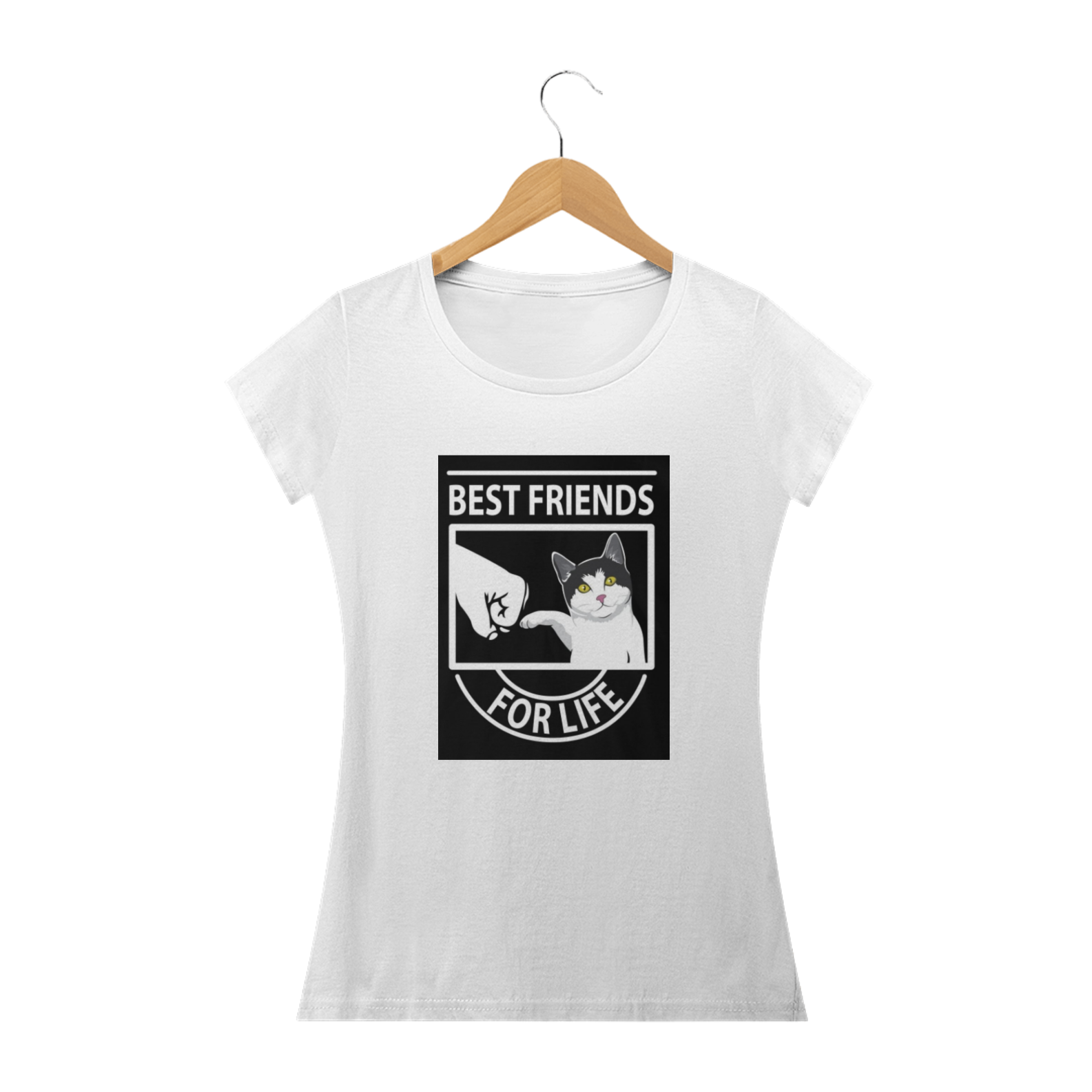 Camiseta Feminina Cats - Best Friends
