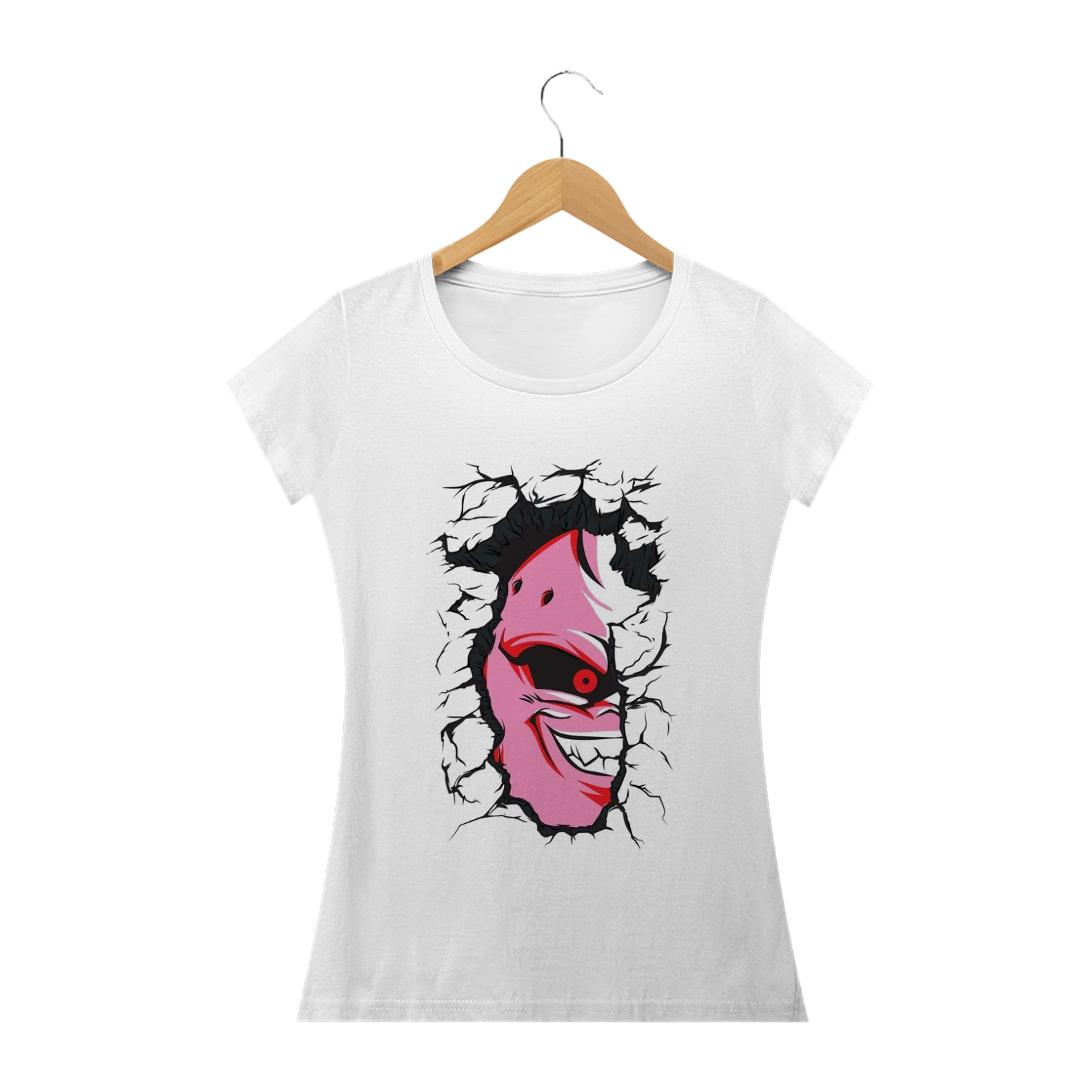 Camiseta Feminina Dragon Ball - Majin Boo