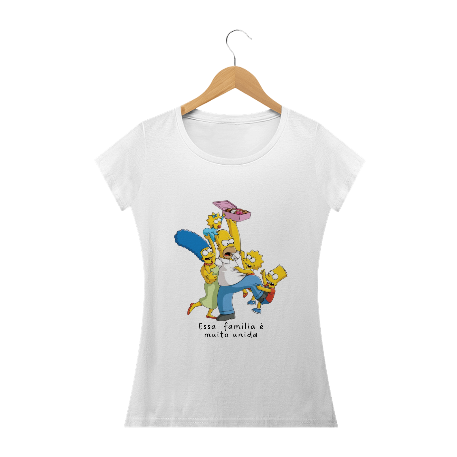 Camiseta Feminina Os Simpsons - Familia2
