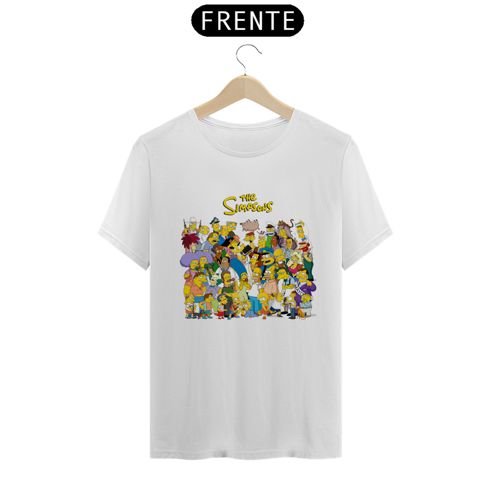 Camiseta Classica Os Simpsons - Personagens
