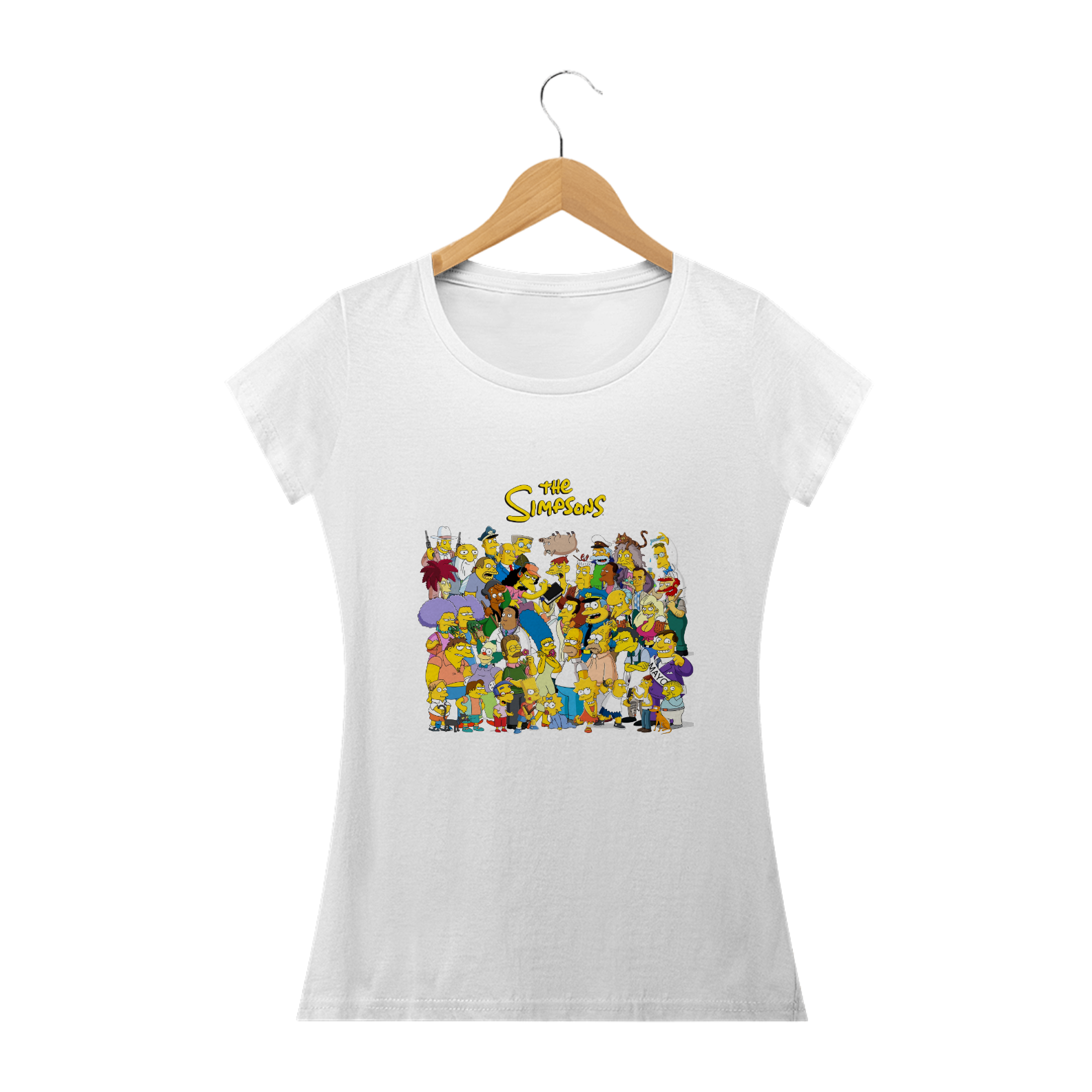 Camiseta Feminina Os Simpsons - Personagens