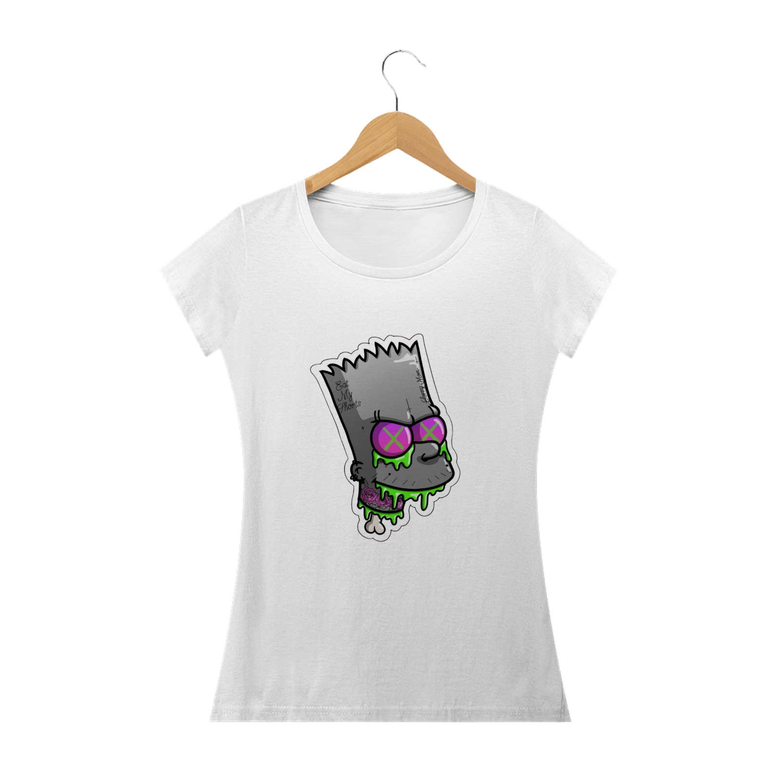 Camiseta Feminina Os Simpsons - Bart