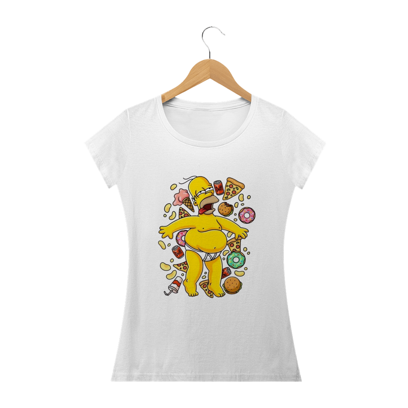 Camiseta Feminina Os Simpsons - Homer