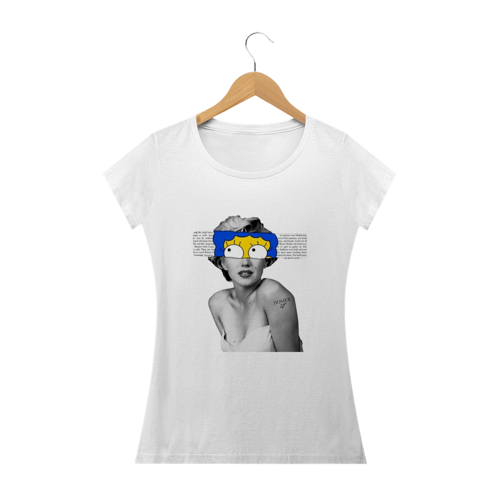 Camiseta Classica Os Simpsons - Marge Monroe