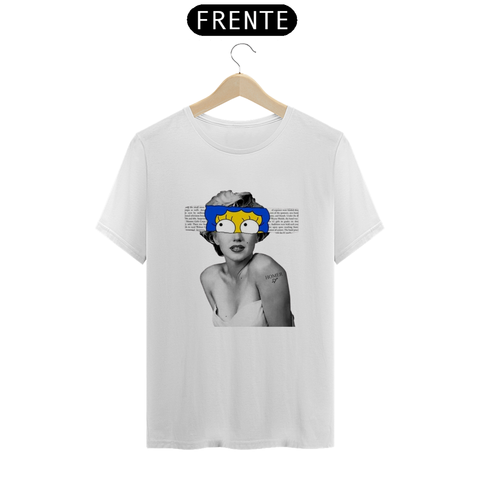 Camiseta Classica Os Simpsons - Marge Monroe