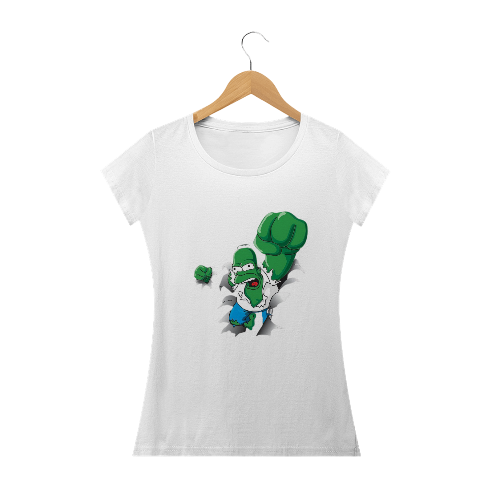 Camiseta Feminina Os Simpsons - Home Hulk