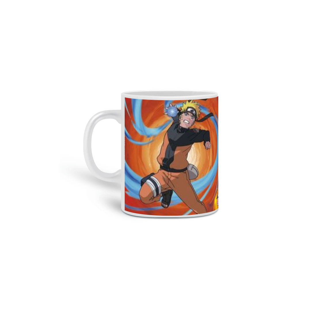 Caneca Naruto - Naruto vs Sasuke