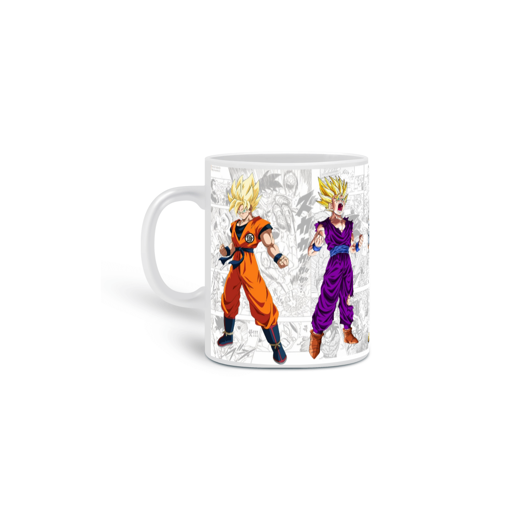 Caneca Dragon Ball - Super Saiyajins