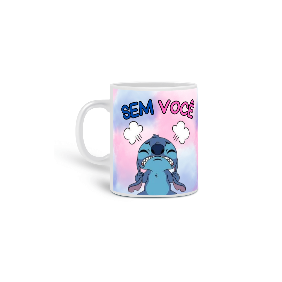 Caneca Stitch - Com você