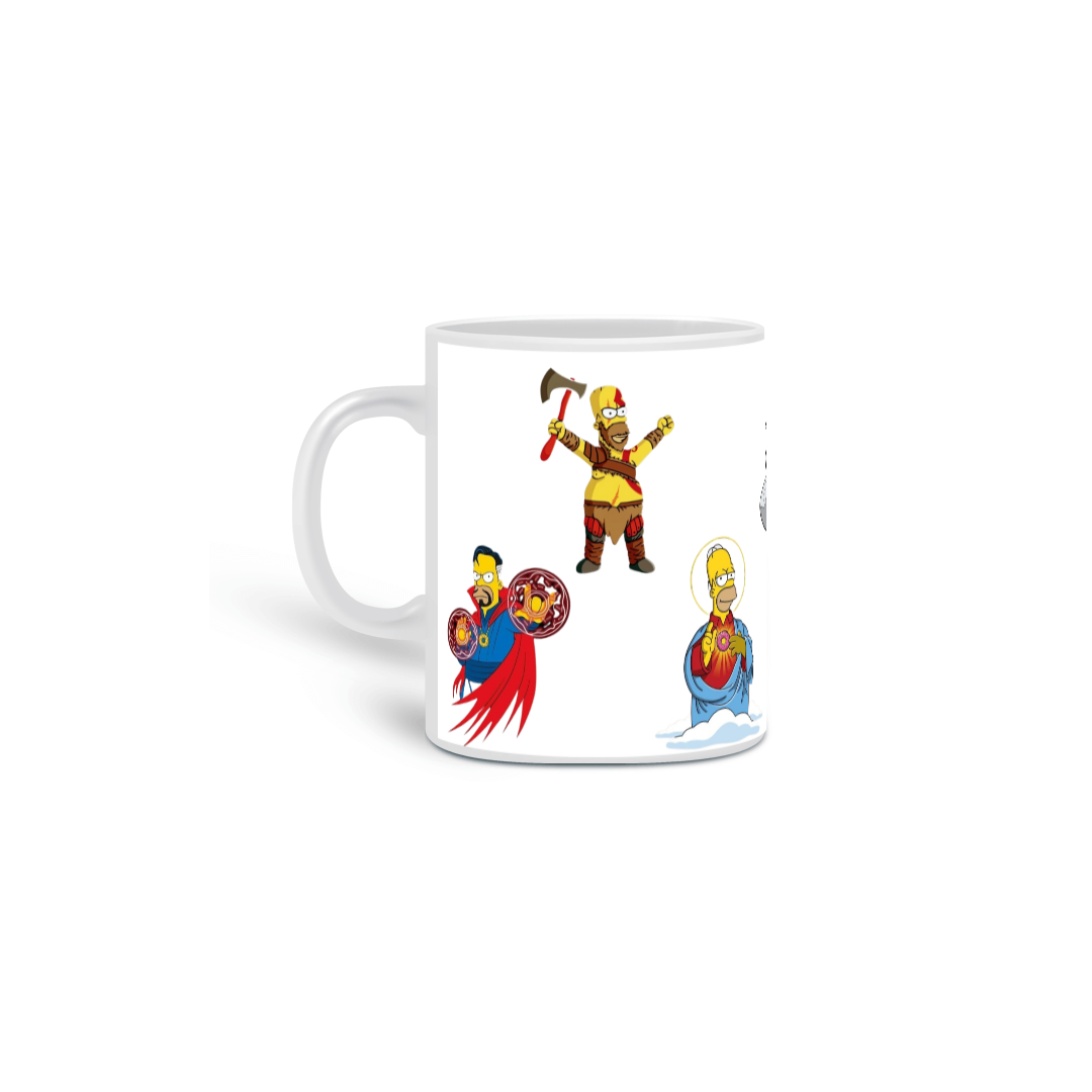 Caneca Os Simpsons - Herois