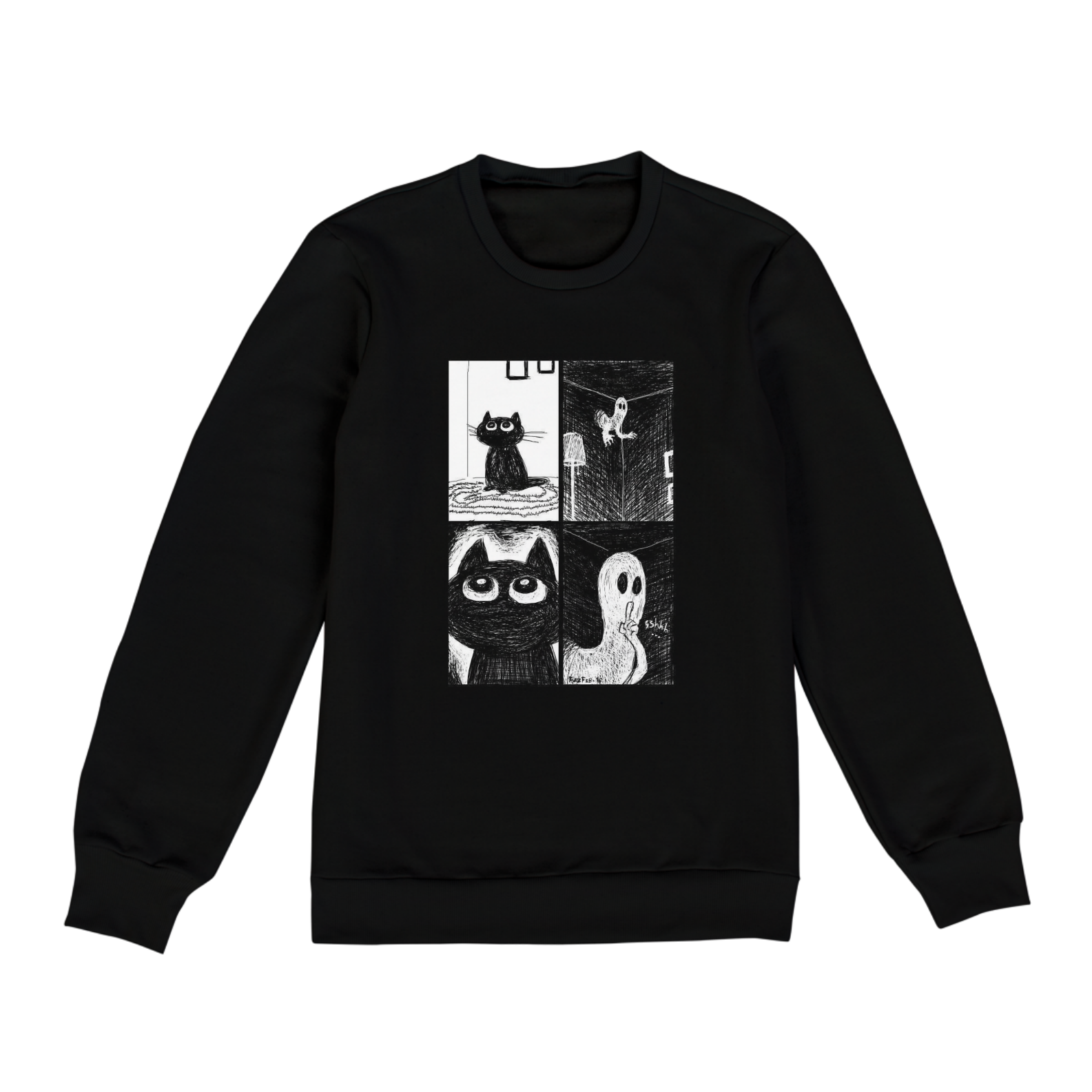 Moletom Cats - Ghost Cat