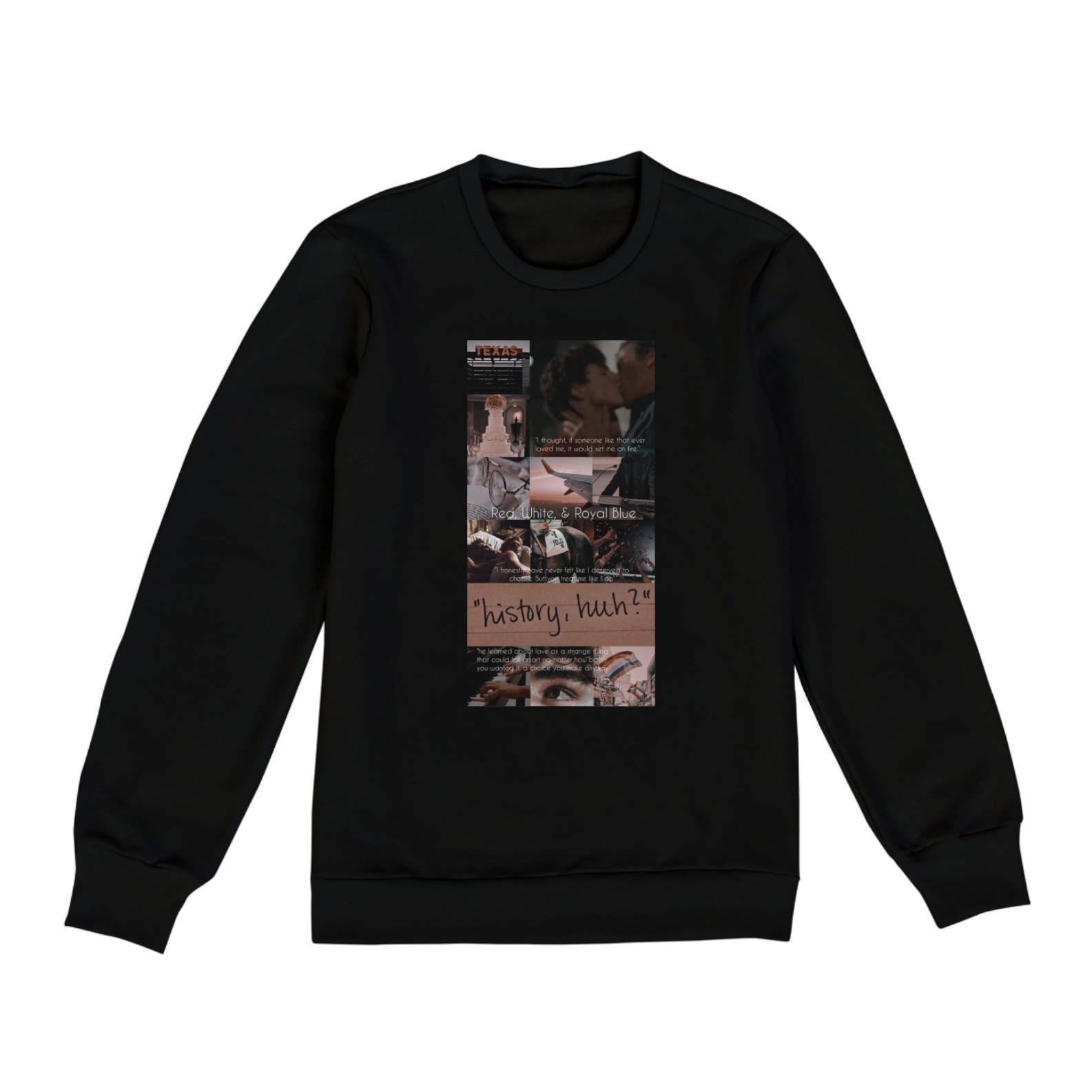 Moletom Vermelho Branco e Sangue azul  - History2