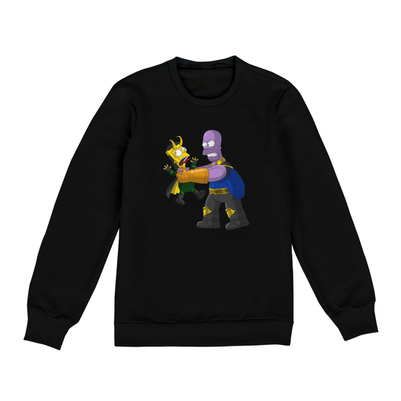 Moletom Os Simpsons - Thanos e Loki