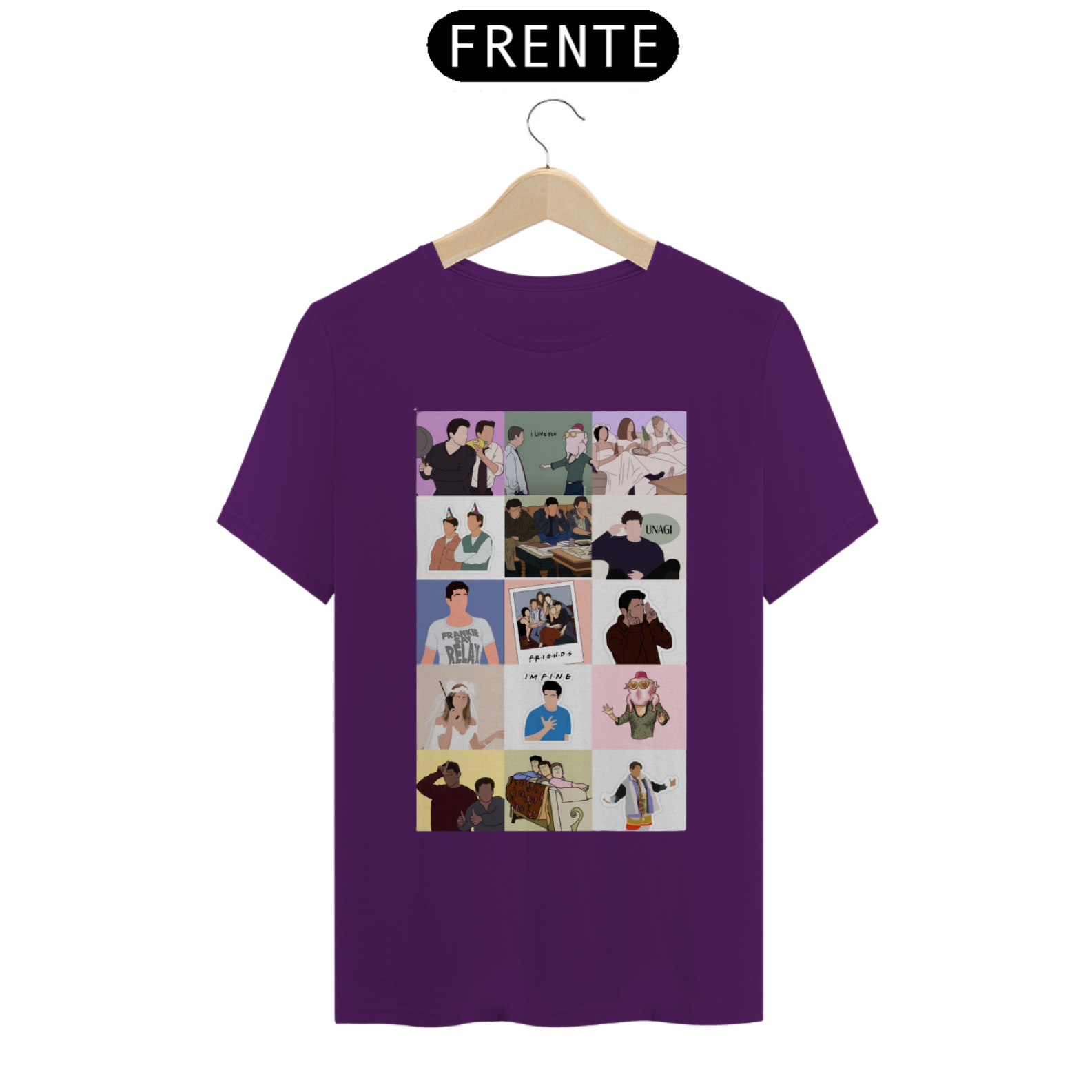 Camiseta Classica - Friends Aquela das Cenas