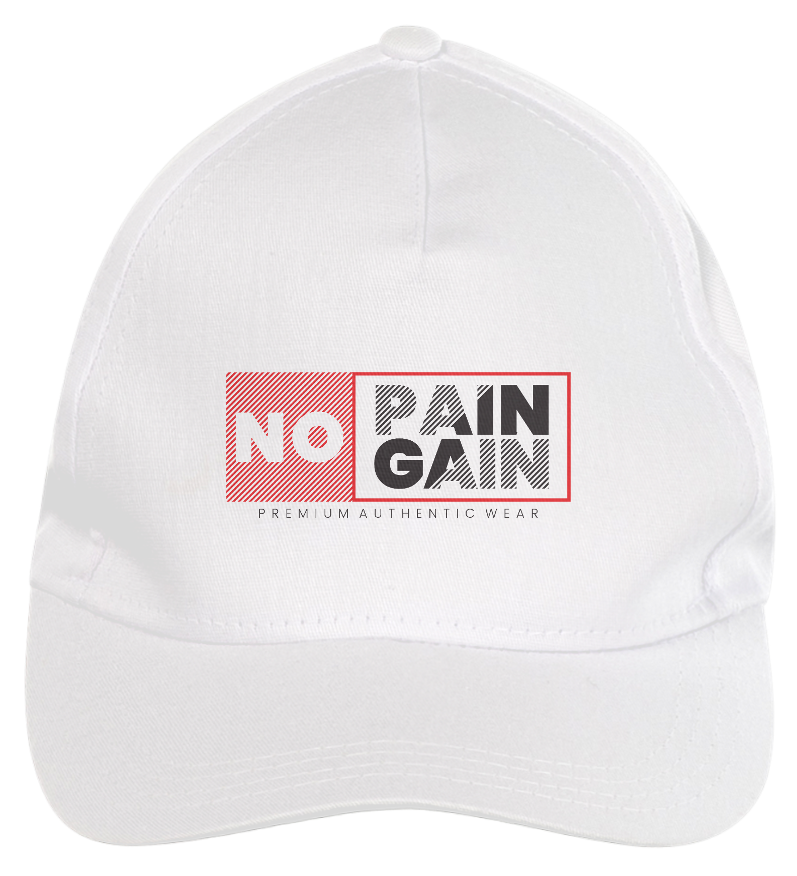 Boné de Brim - No Pain No Gain