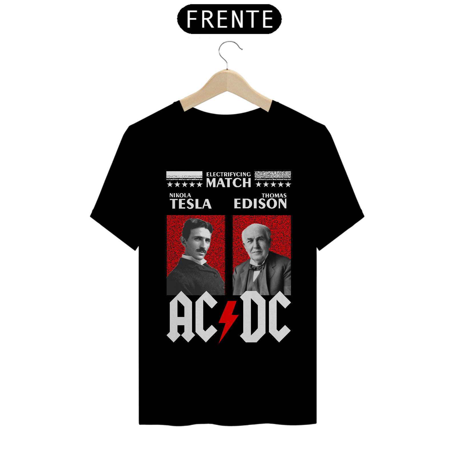 Camiseta Tesla x Edison