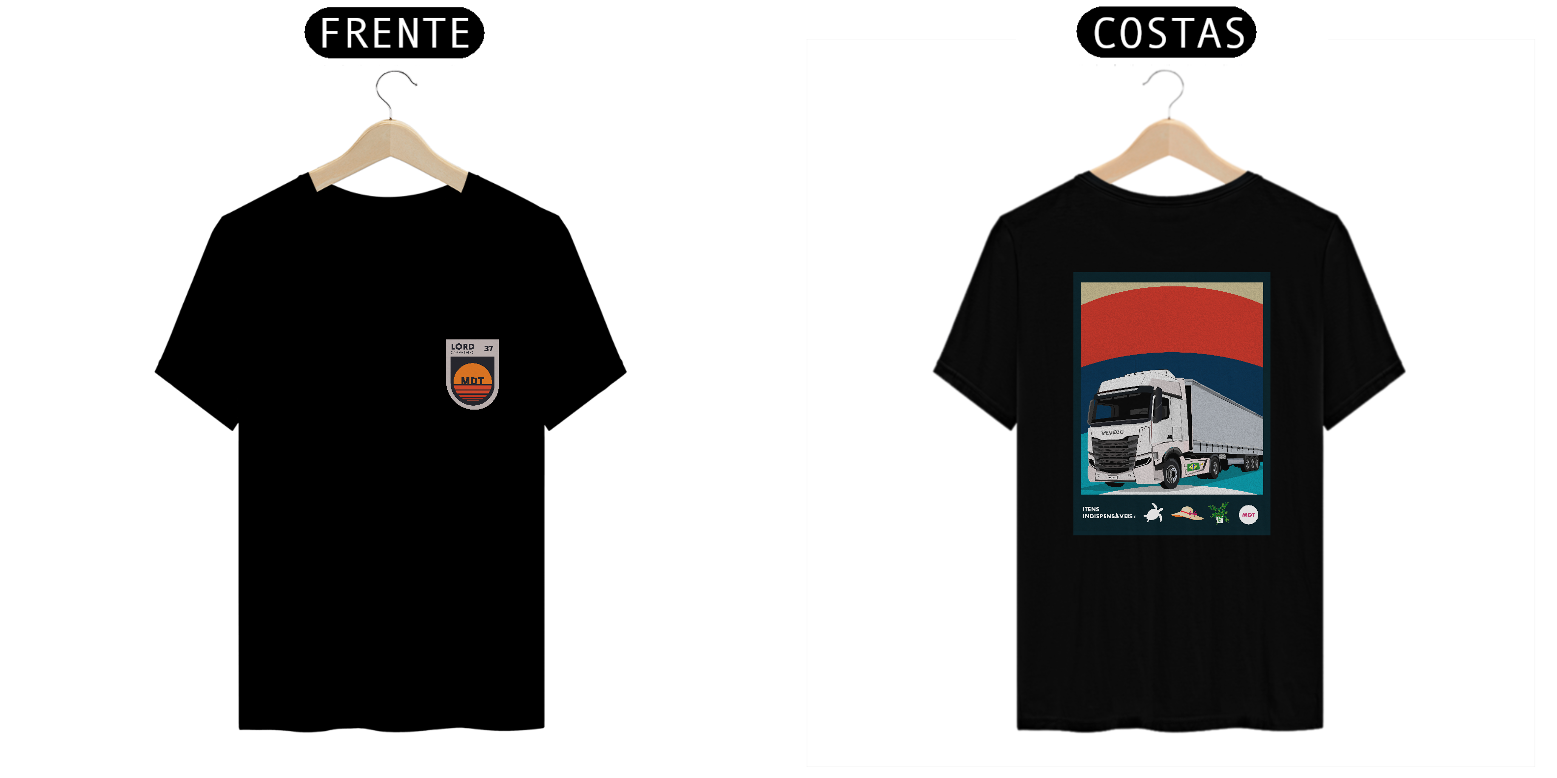 Nome do produto: Camiseta - Lord Carreteiro estampa frente e verso