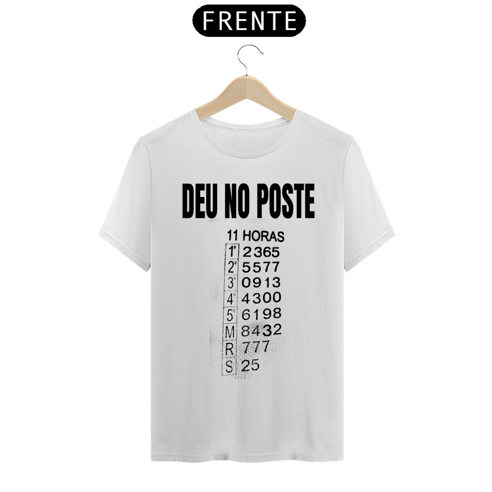 T-SHIRT DEU NO POSTE