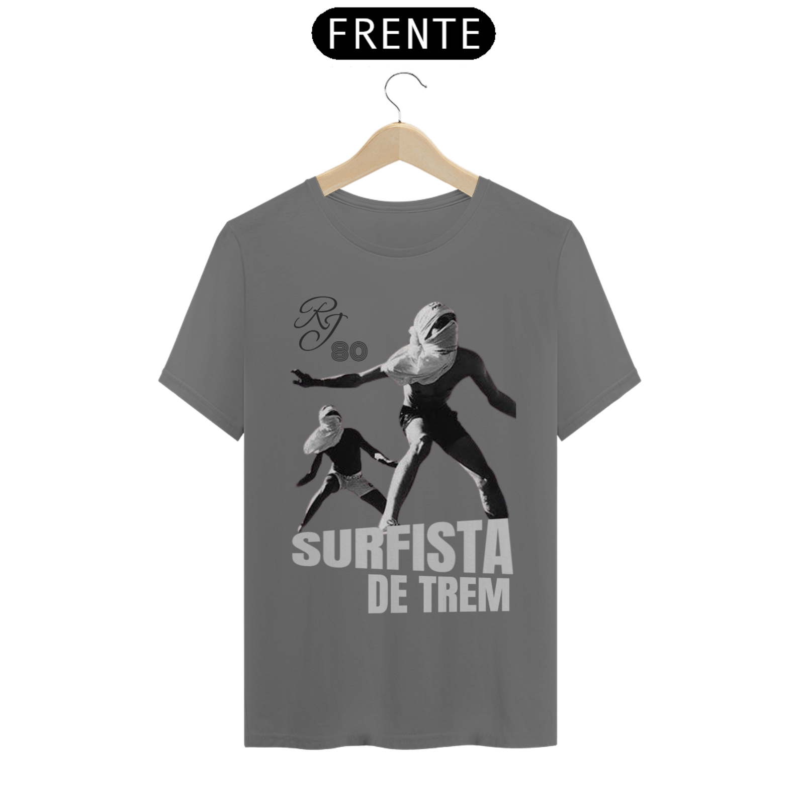 T-SHIRT SURFISTA DE TREM RJ 80 STONE