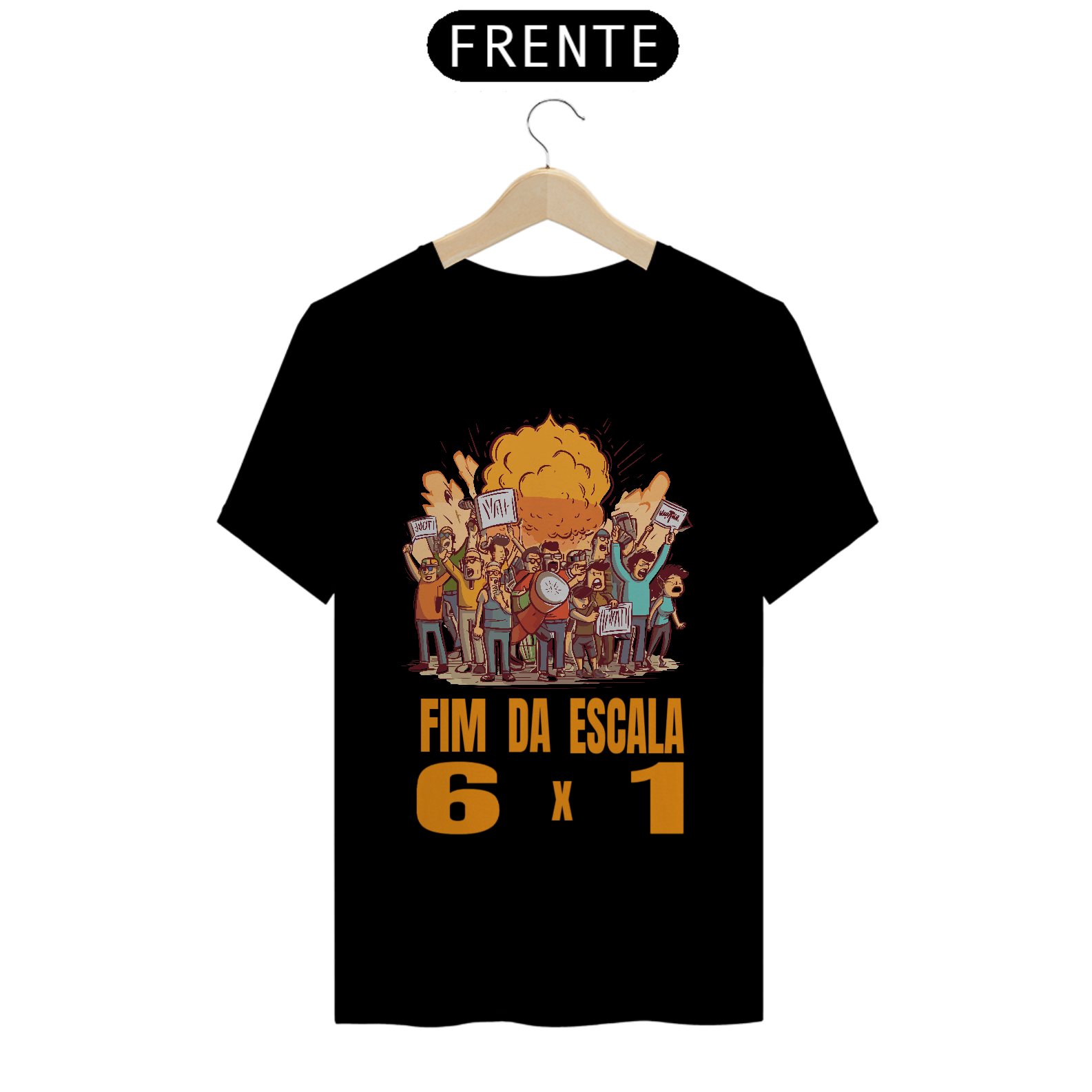 T-SHIRT FIMA DA ESCALA 6X1 CARTOON