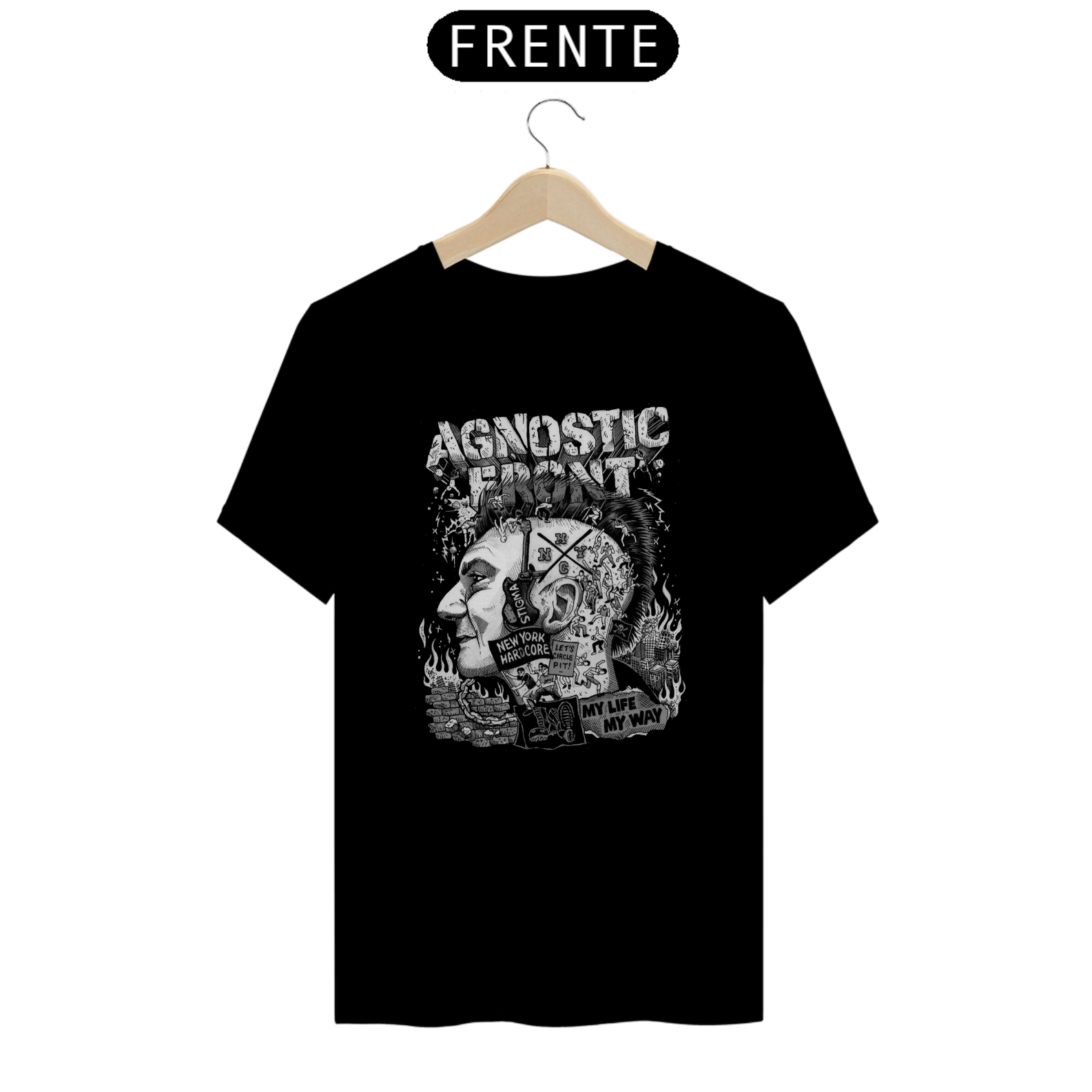 T-SHIRT AGNOSTIC FRONT