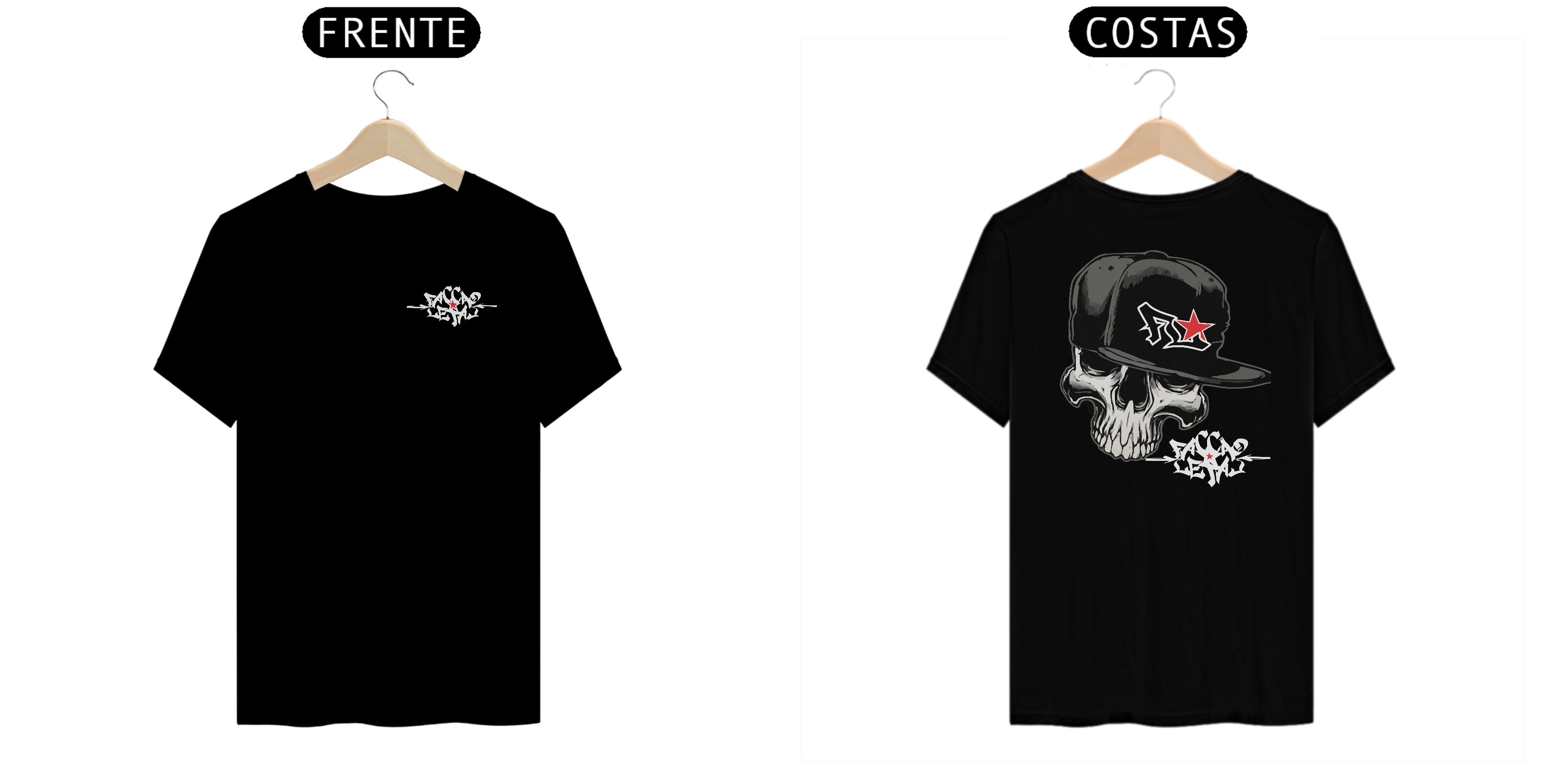 T-SHIRT FACÇÃO LETAL SKULL