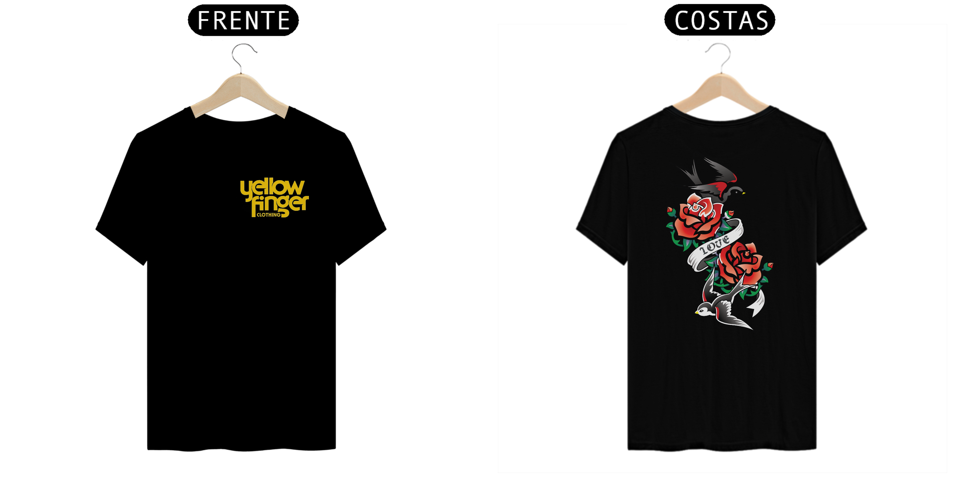 T-SHIRT YELLOWFINGER ROSES