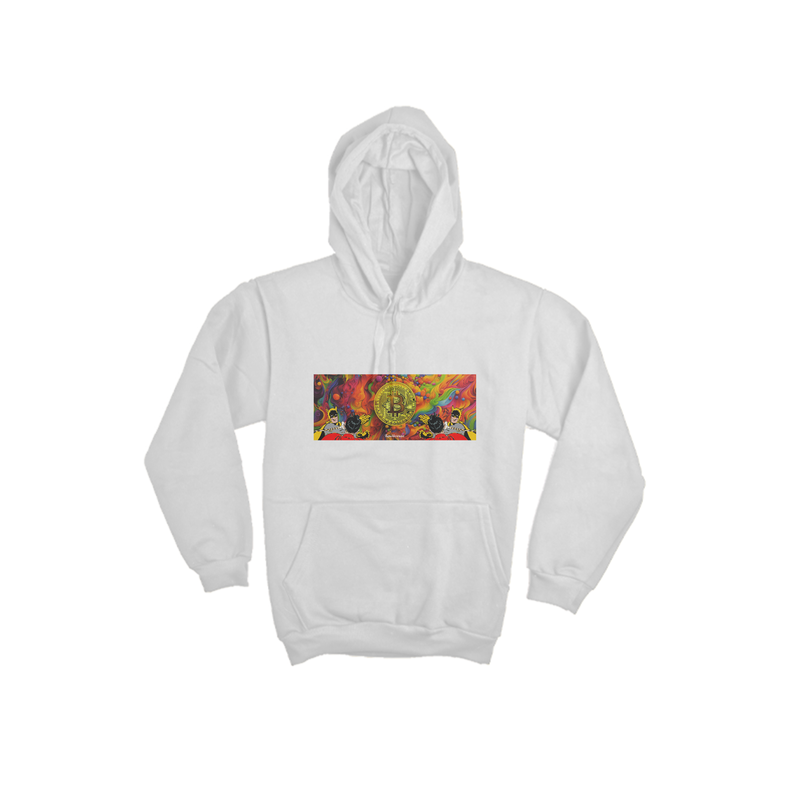 Blusa Moletom Estilo Canguru Tapalibertario Bitcoin