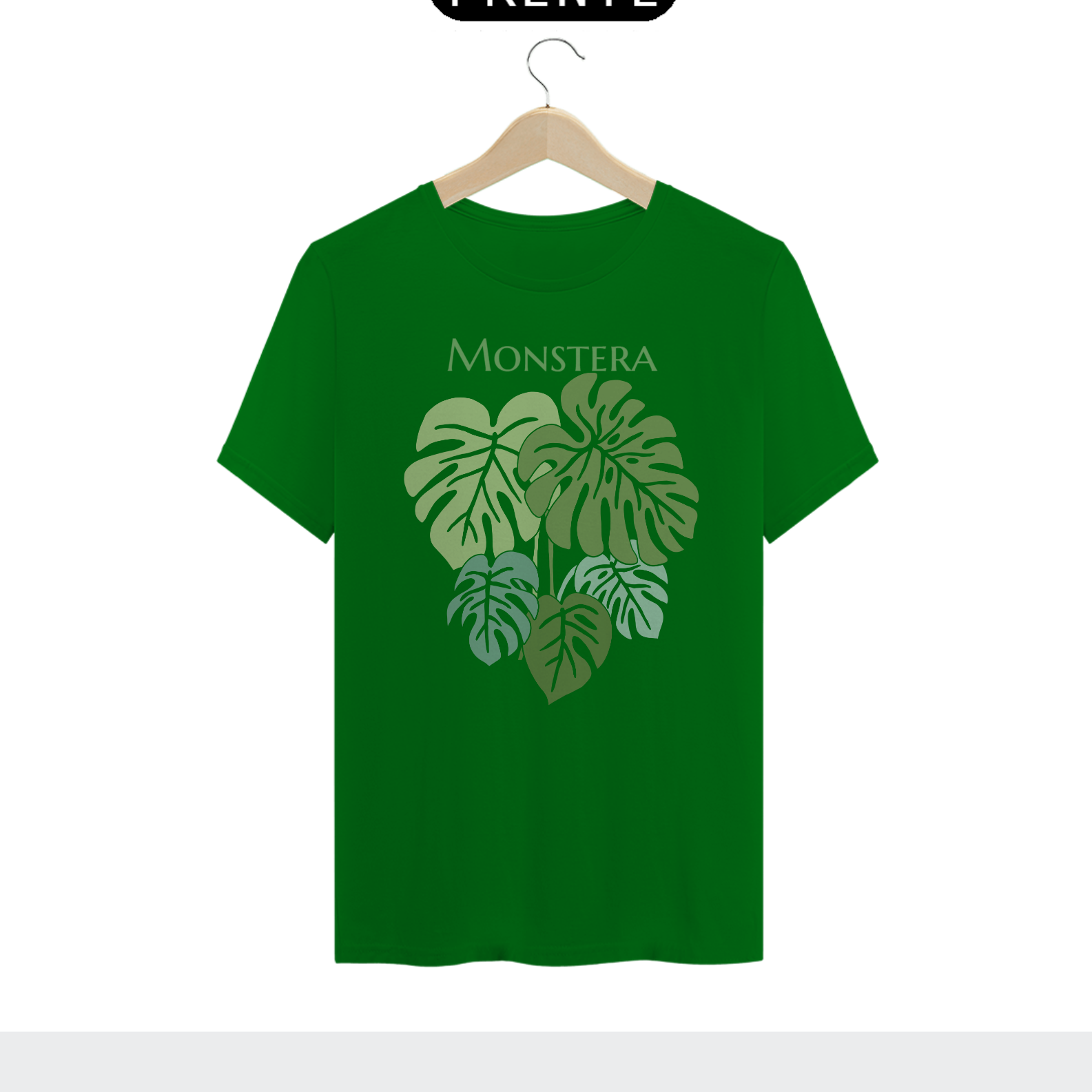 Nome do produto: Camiseta Costela-de-Adão (Monstera Deliciosa) Botânica