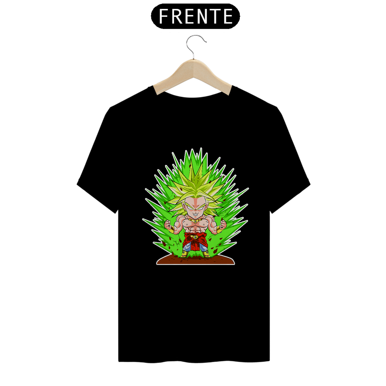 camiseta t-shirt quality broly chibi