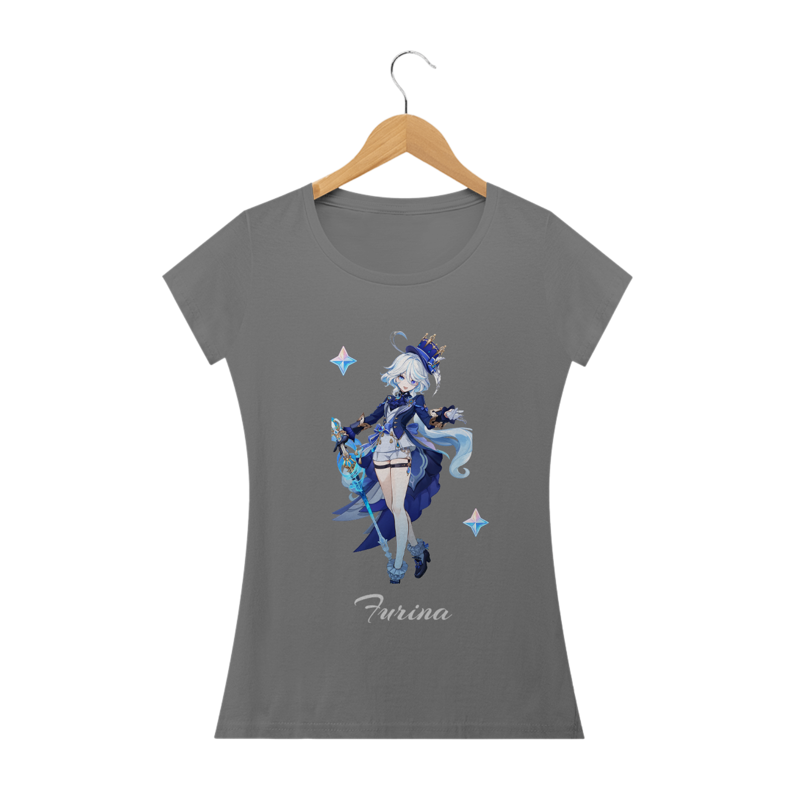 Camiseta feminina - genshin impact