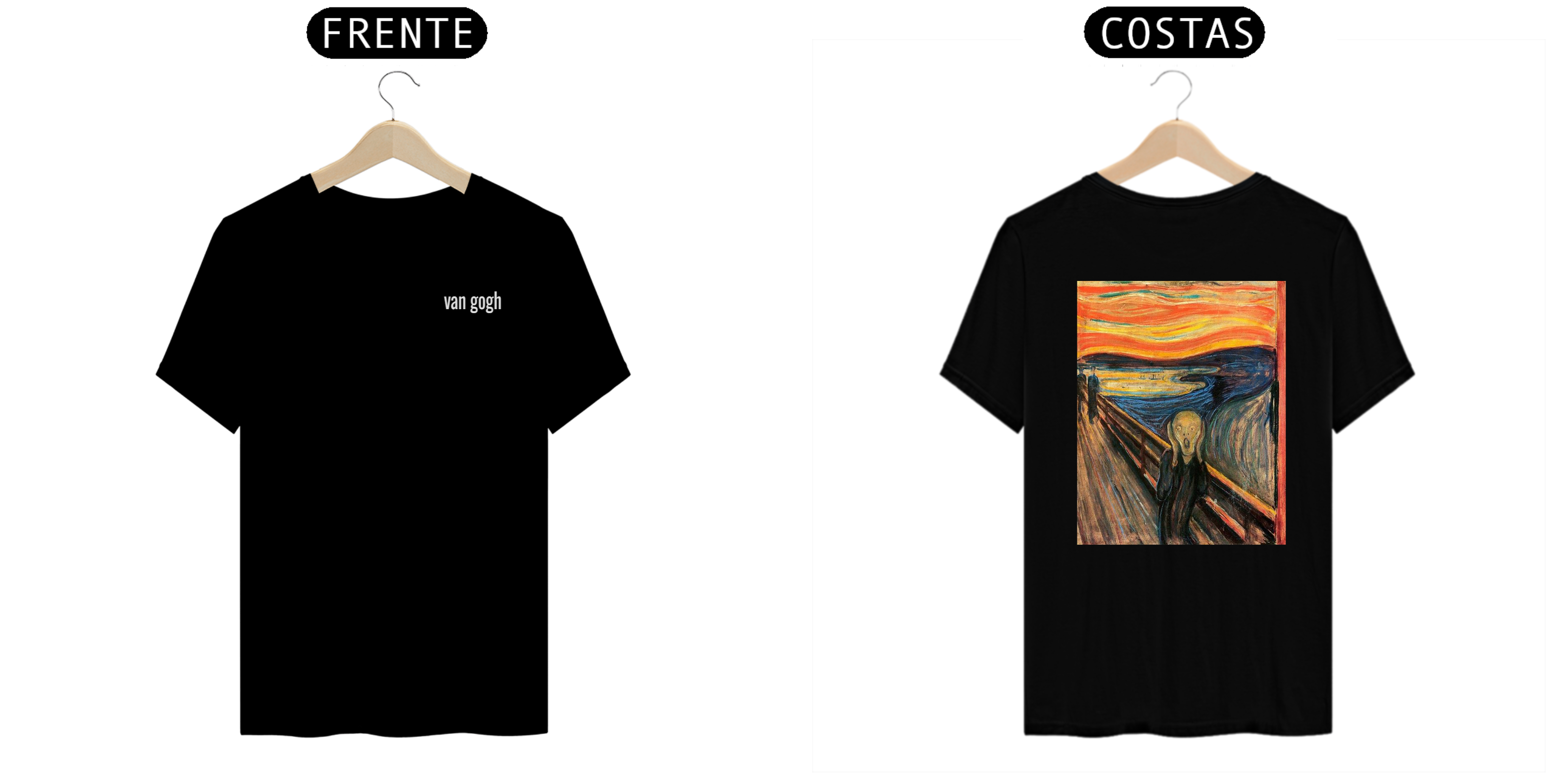 Camiseta masculina - Van gogh