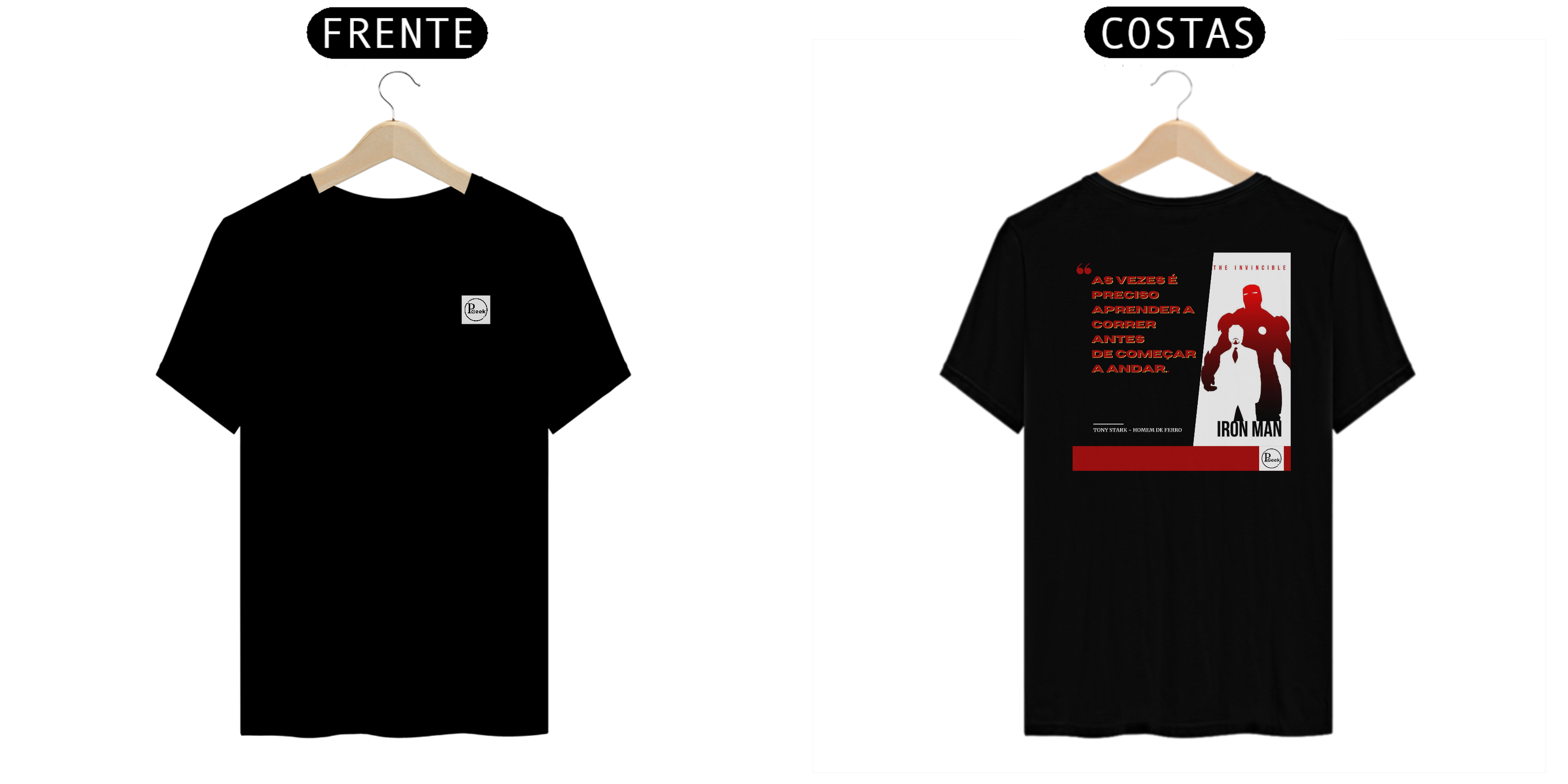 Homem de Ferro - Logo com fundo