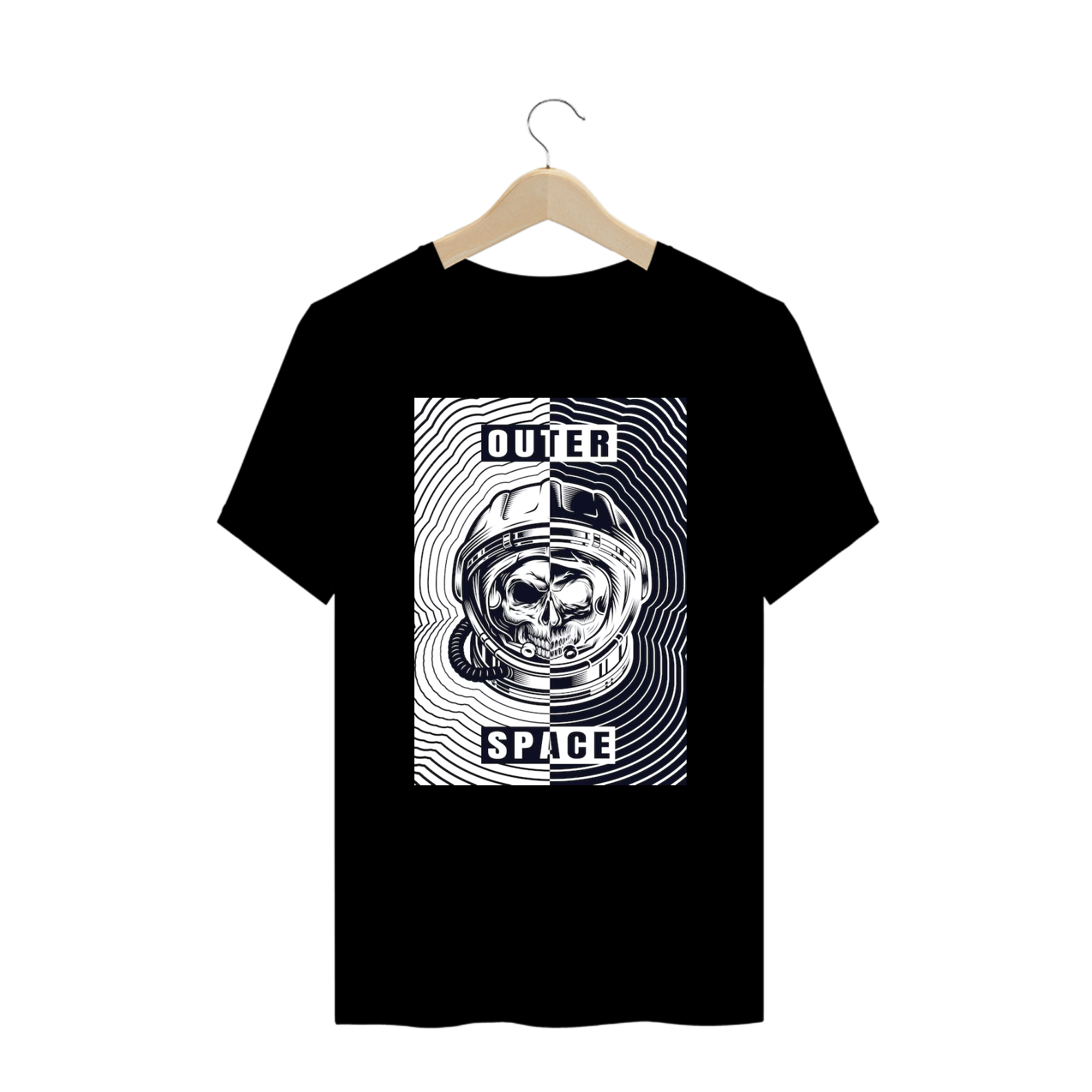 Camisa caveira astronauta