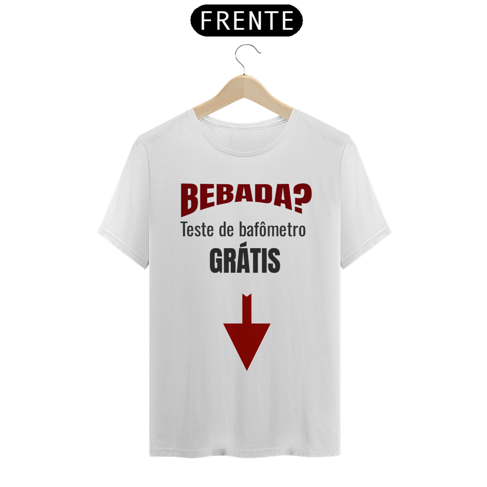 Camiseta bêbada teste de bafômetro grátis 